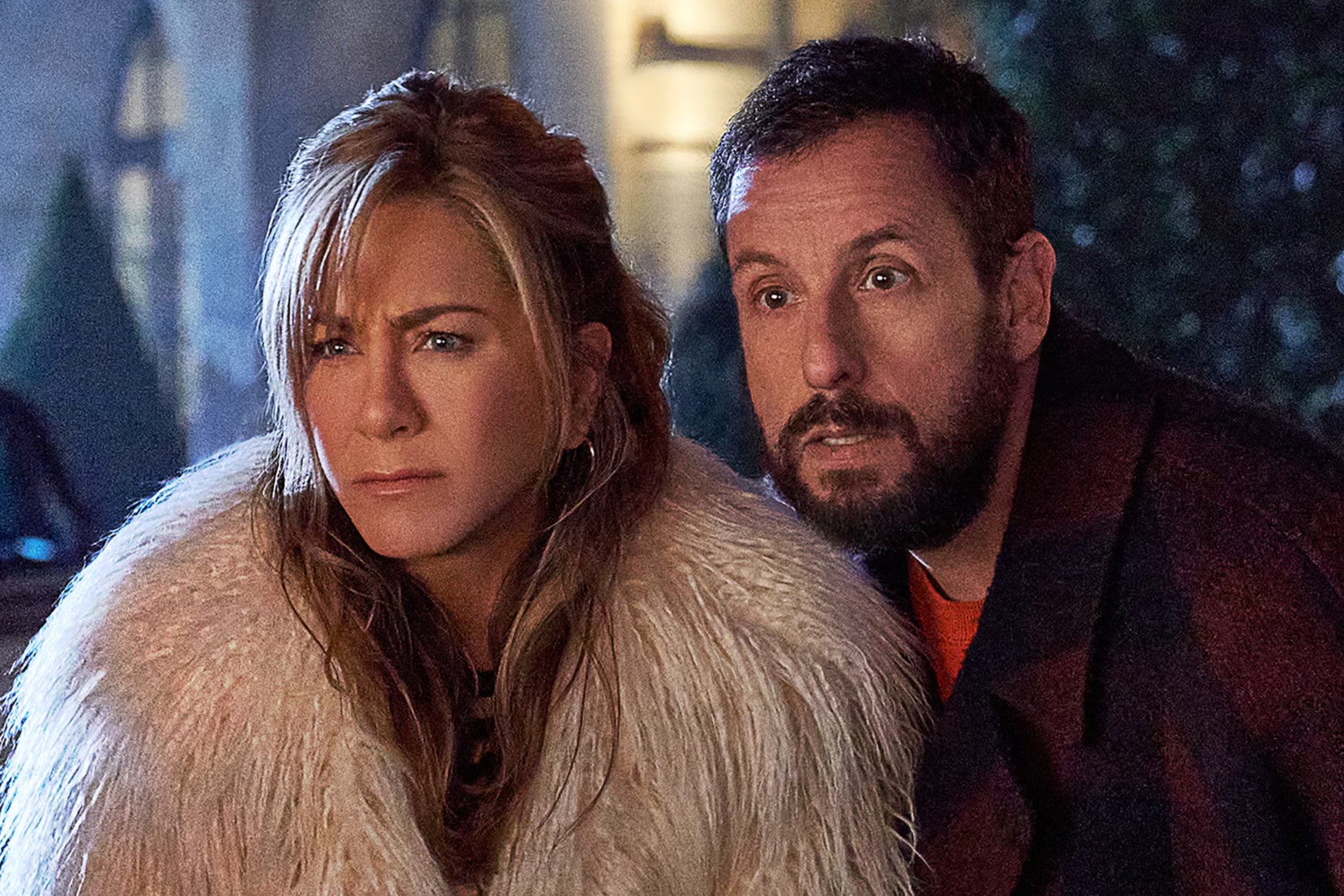 Jennifer Aniston and Adam Sandler in ‘Murder Mystery 2'