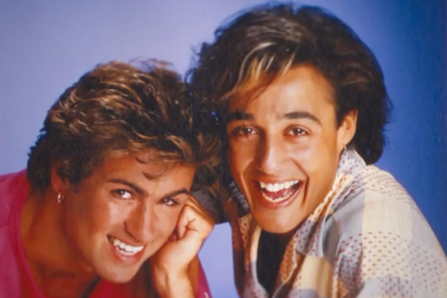 George Michael and Andrew Ridgeley in Netflix’s ‘Wham!'