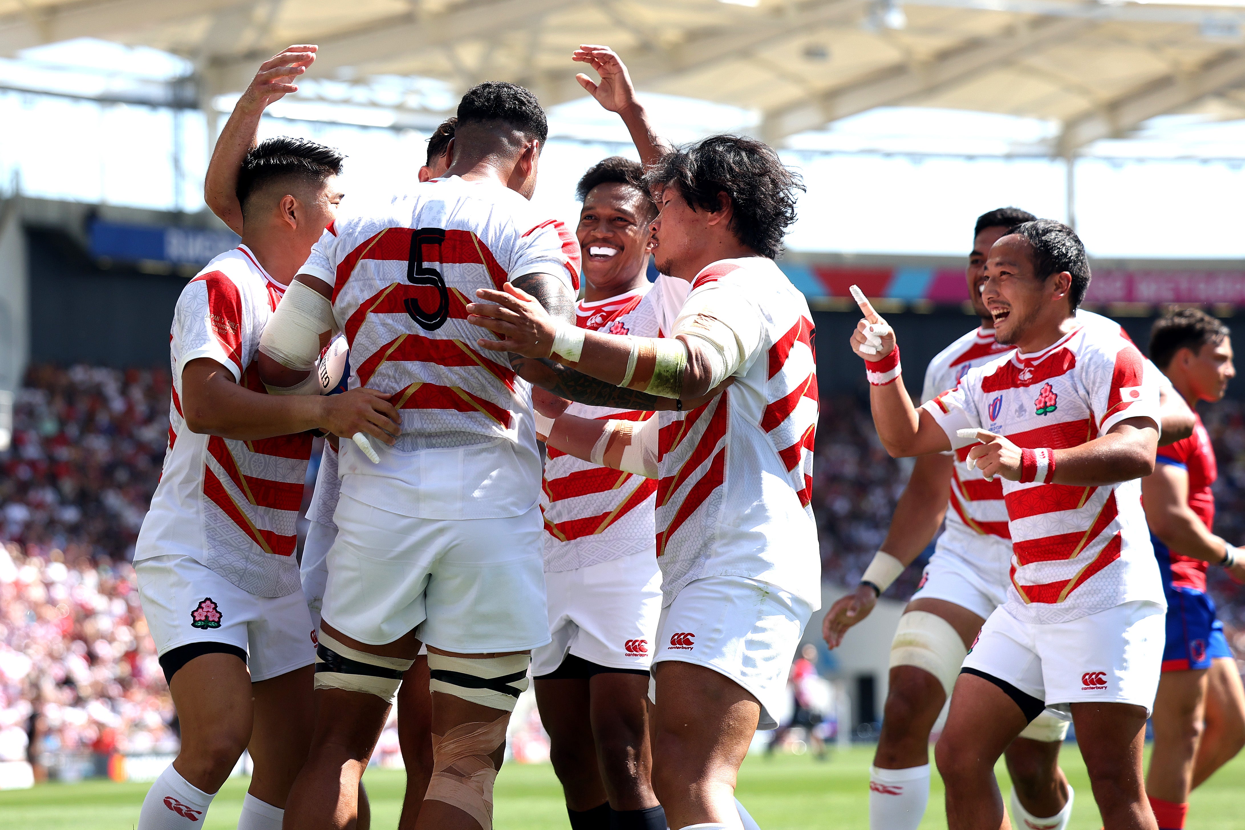 Japan began their World Cup with a bonus point win against Chile