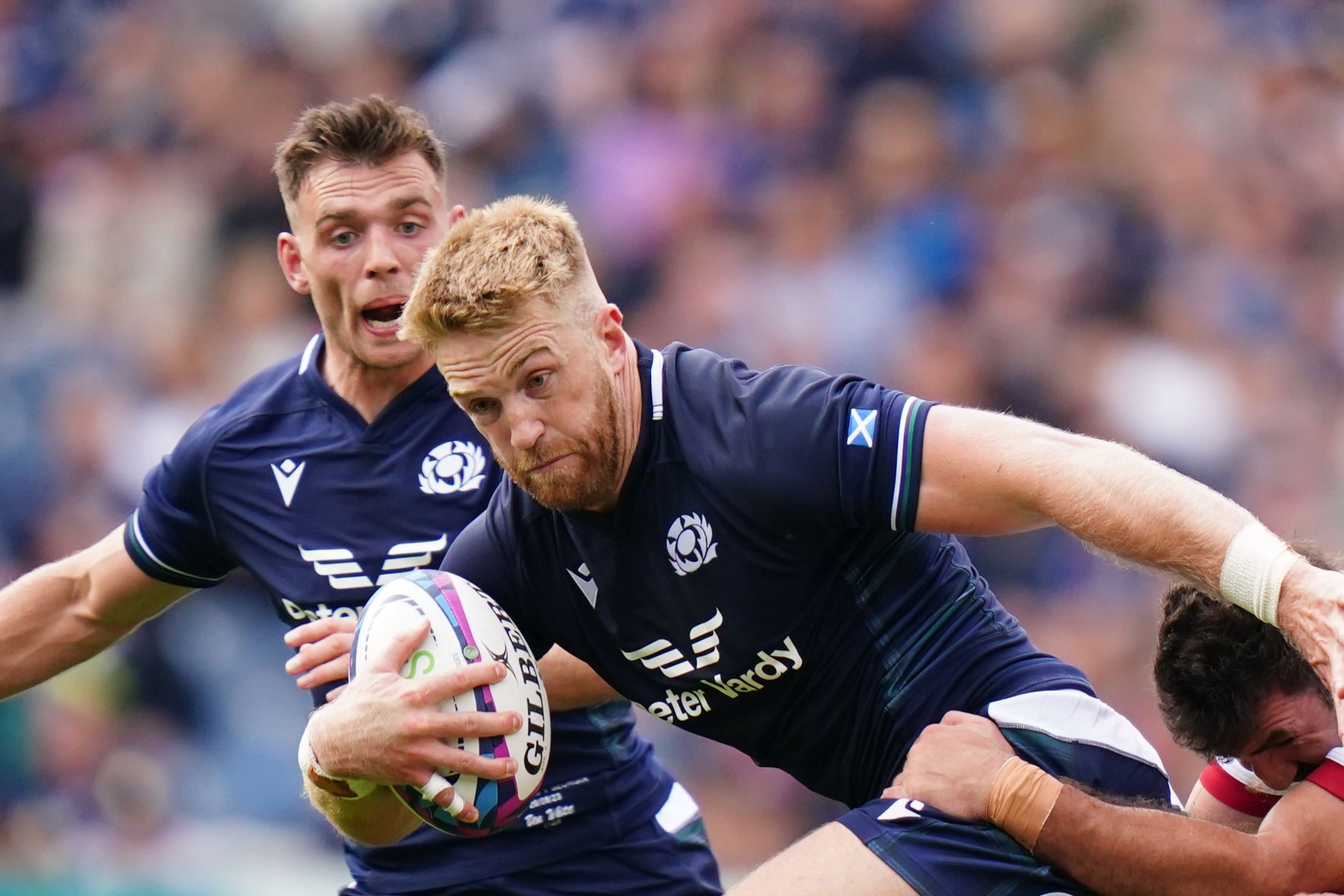 Kyle Steyn scored three tries in his last two summer warm-up matches (Jane Barlow/PA)