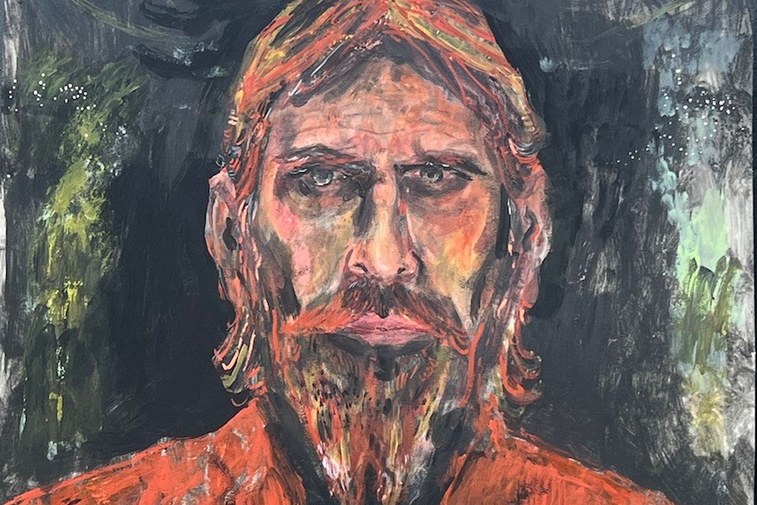 Artist Dan Llywelyn Hall’s oil painting of Owain Glyndwr – the last Welsh-born holder of the title Prince of Wales (Dan Llywelyn Hall/PA)