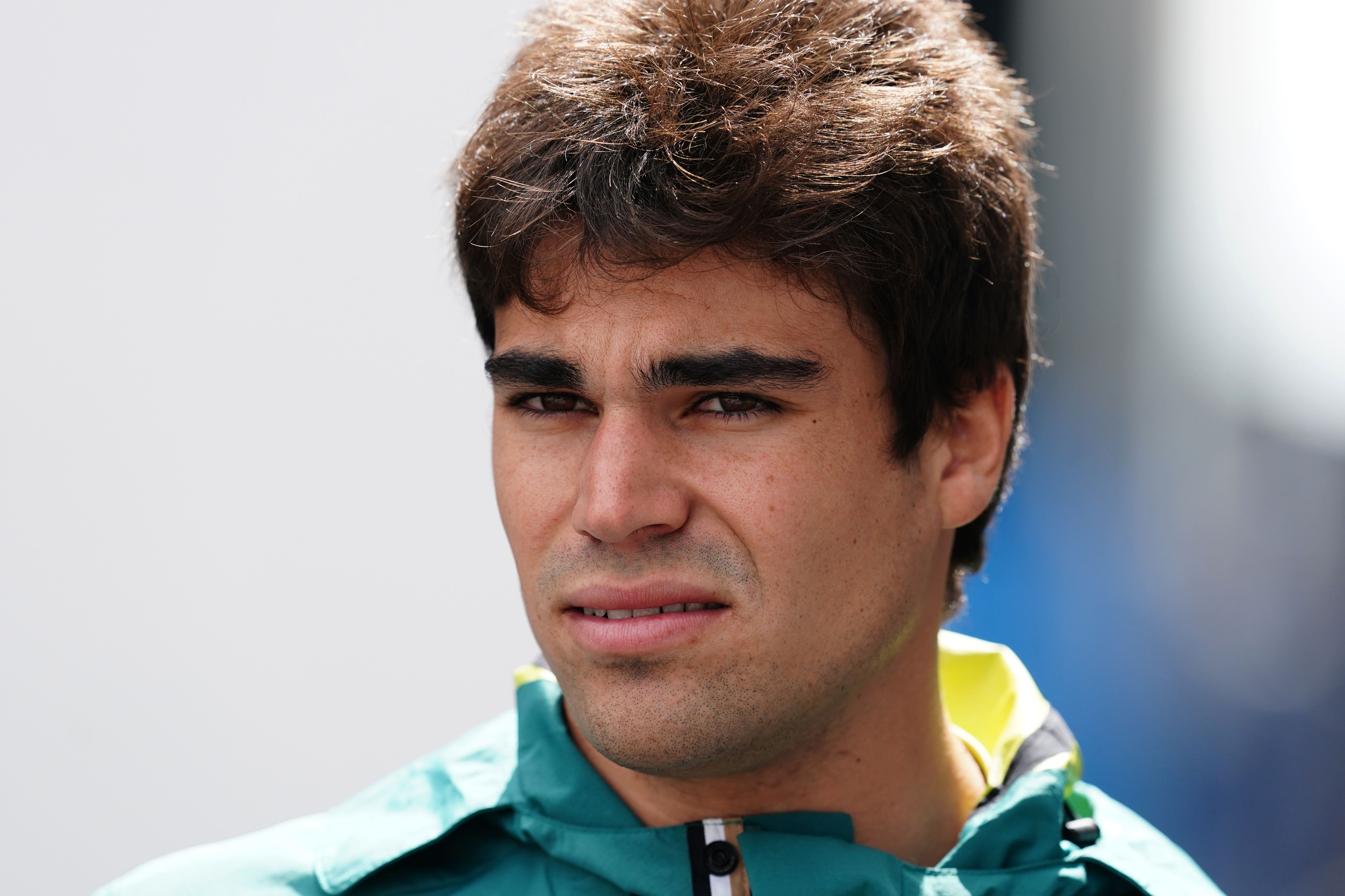 Aston Martin’s Lance Stroll was involved in a high-speed crash during qualifying (David Davies/PA)