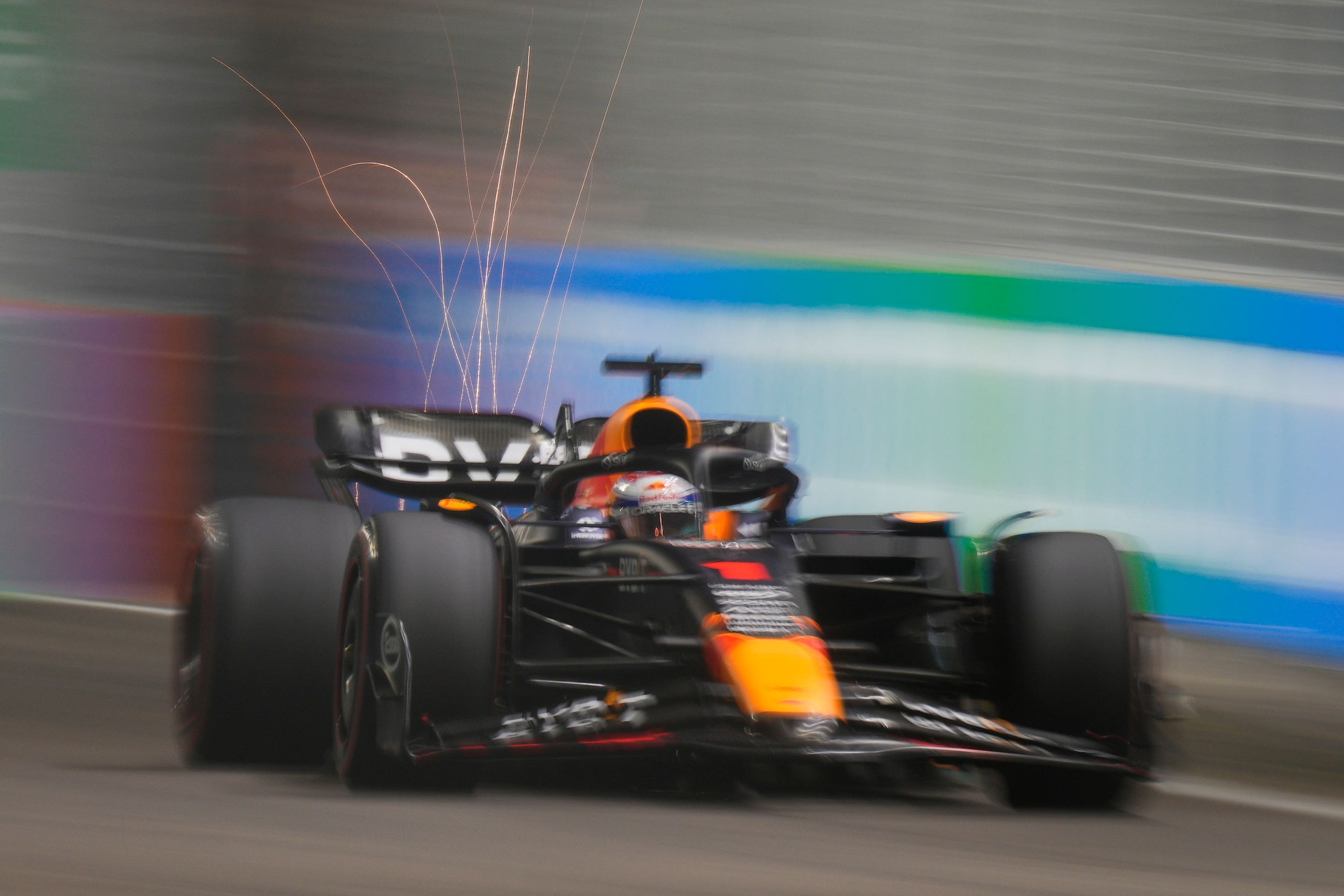 Max Verstappen will start from 11th on the grid at the Singapore Grand Prix (Vincent Thian/AP)