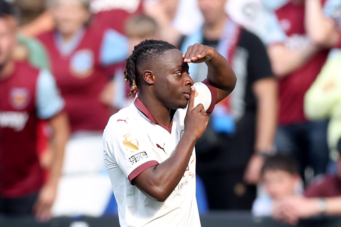 Jeremy Doku got Man City back into the game (Steven Paston/PA)