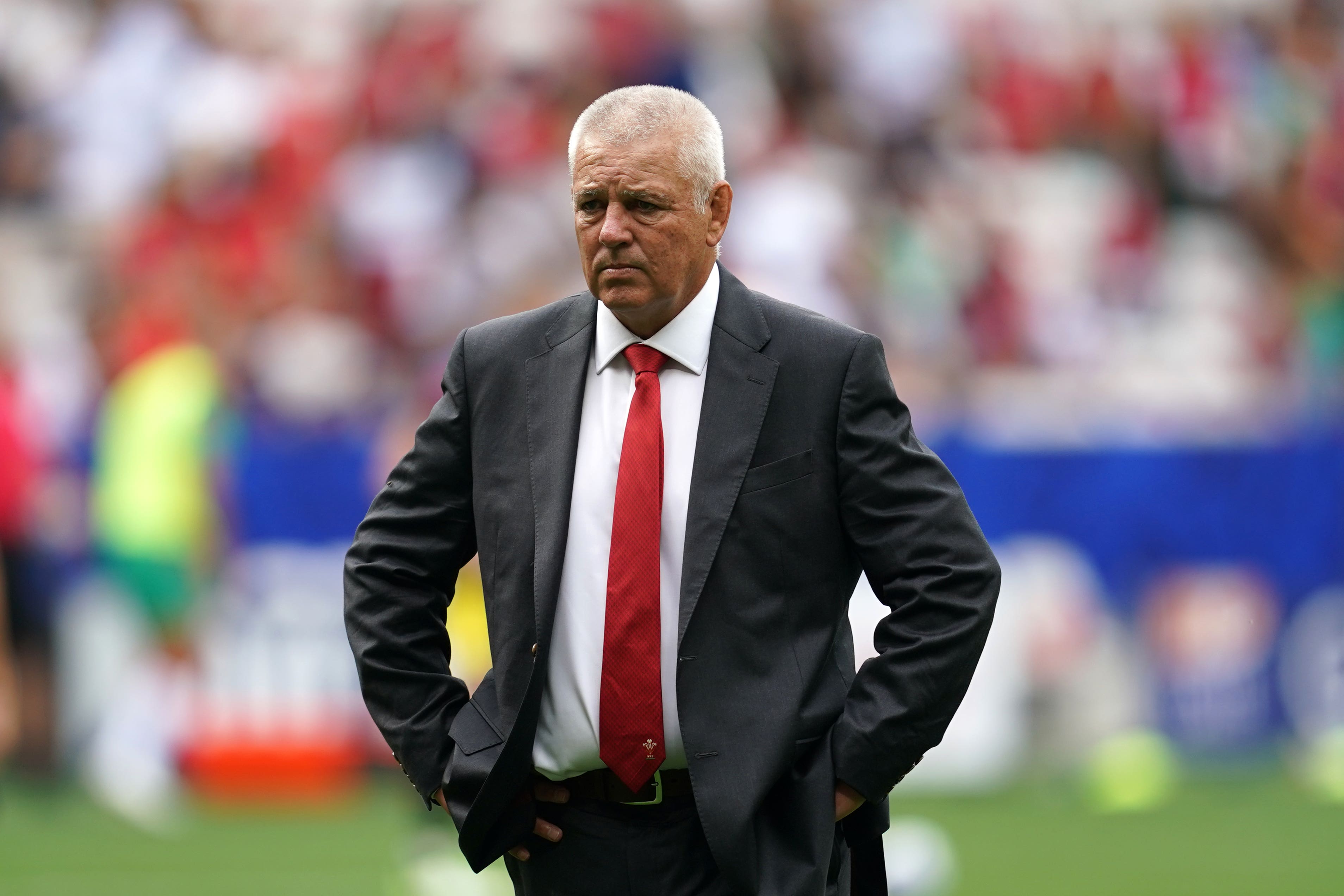 Warren Gatland’s Wales have 10 points from their opening two World Cup games (David Davies/PA).