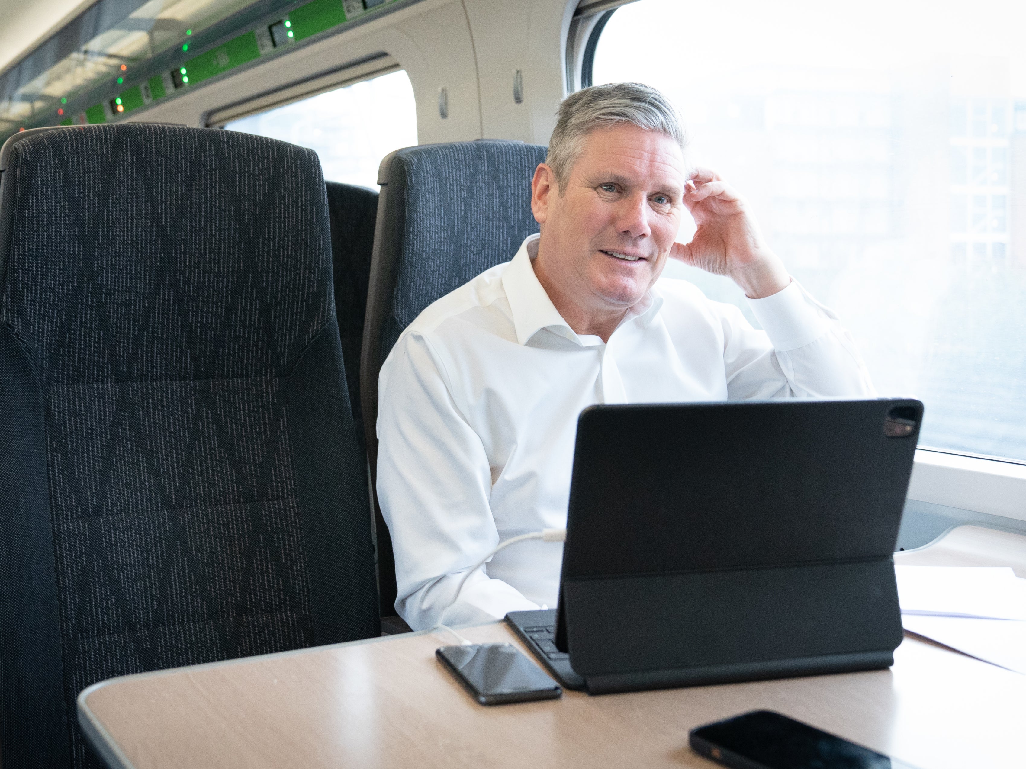 Keir Starmer has insisted Labour will build HS2 in full