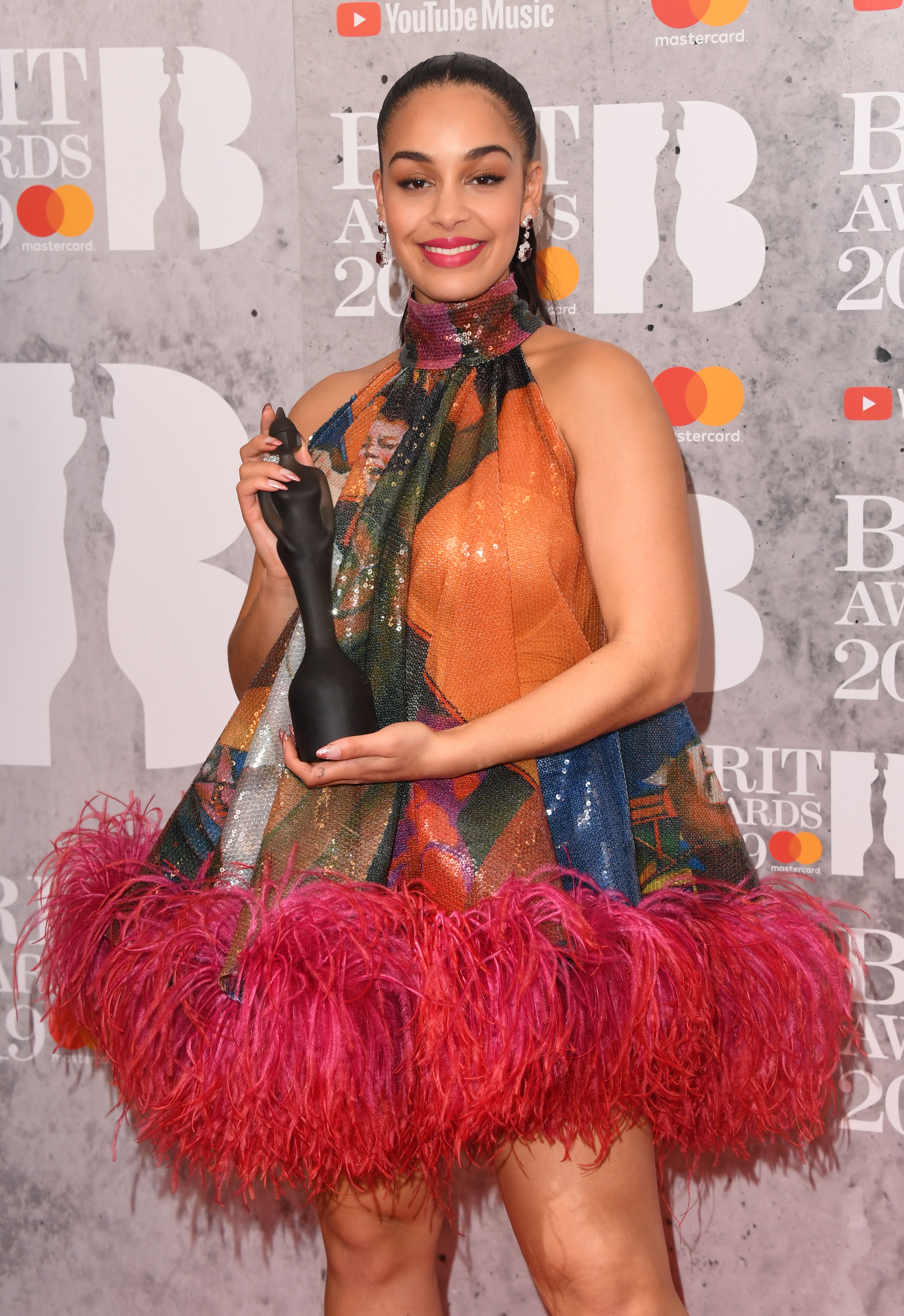 Jorja Smith at the 2019 BRIT Awards