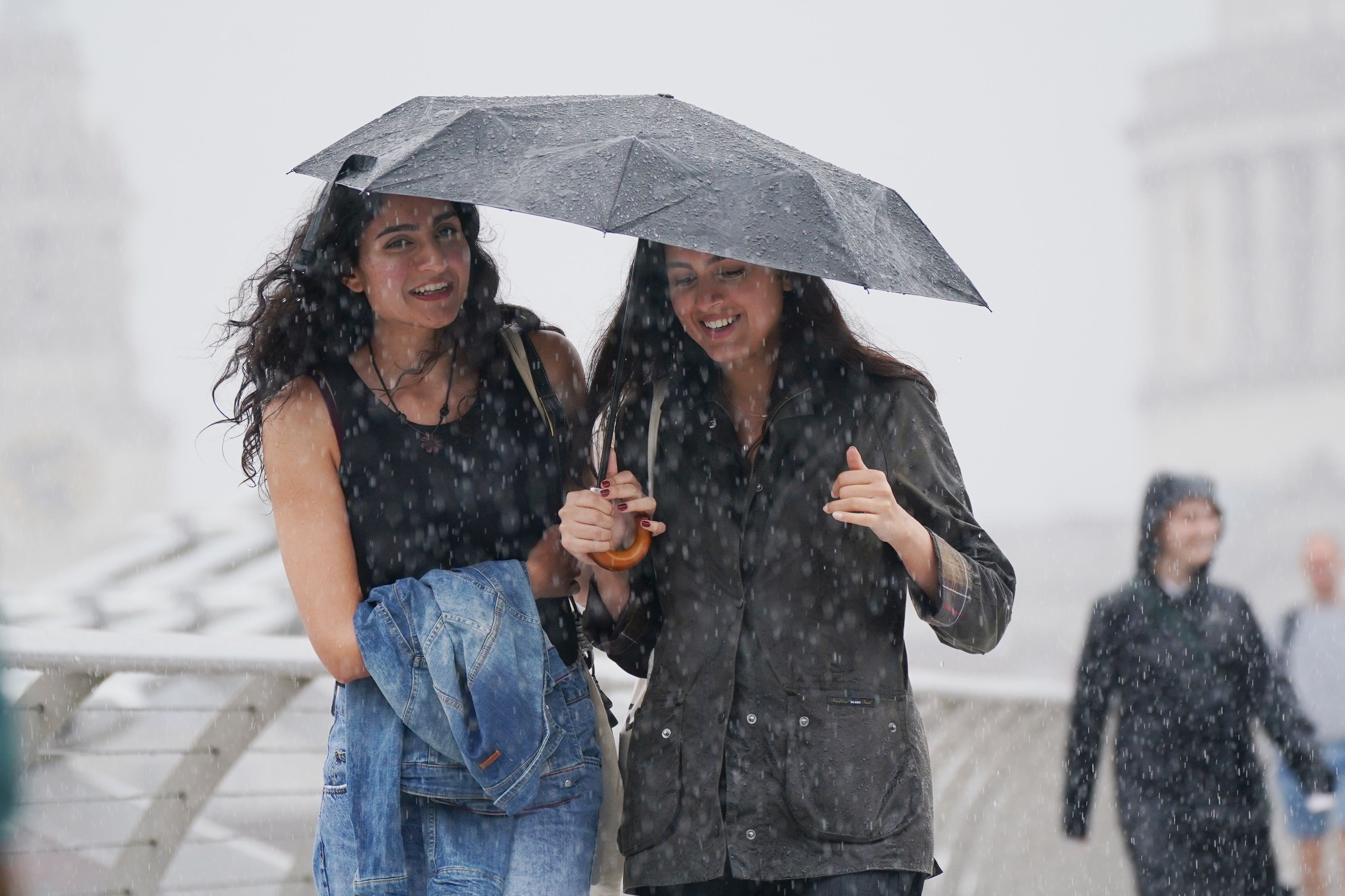 The UK saw wind speeds of 84mph on Wednesday