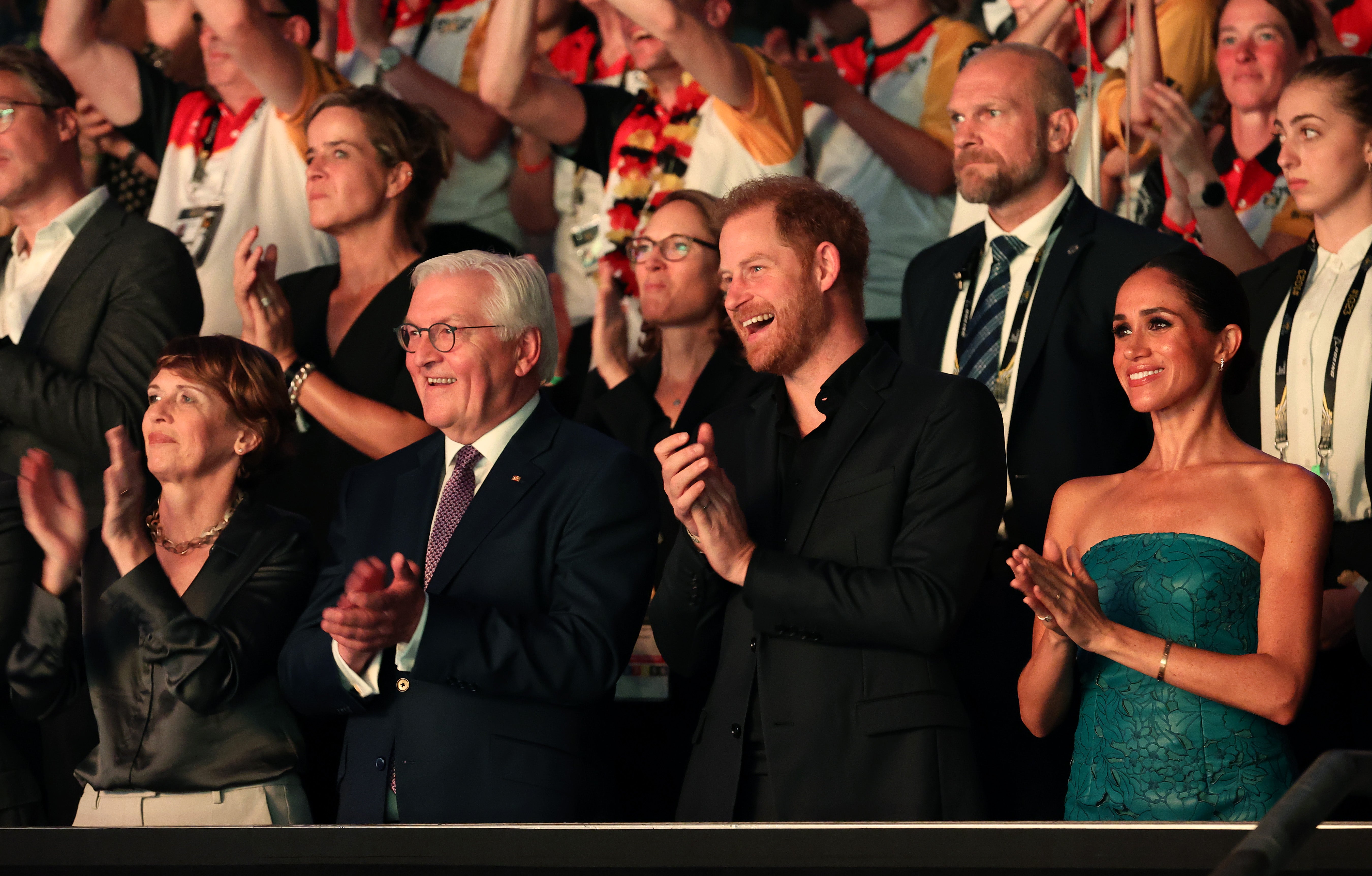 Prince Harry and Meghan Markle at the Invictus Games closing ceremony