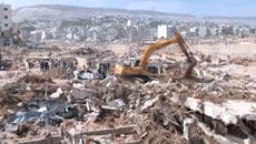 Libya floods: Rescuers search through Derna debris as thousands still missing