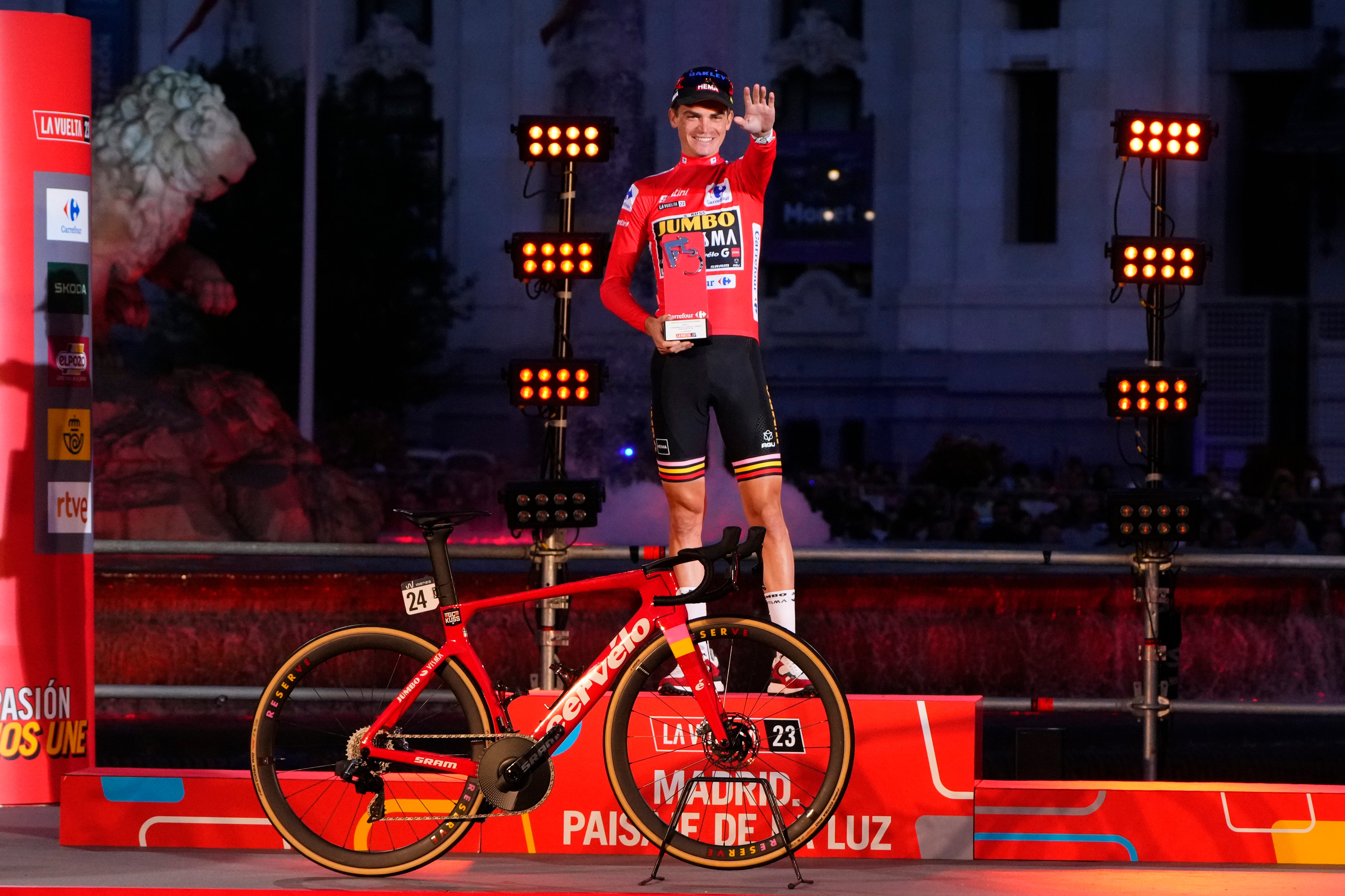 Sepp Kuss secured the red jersey in Spain in 2023