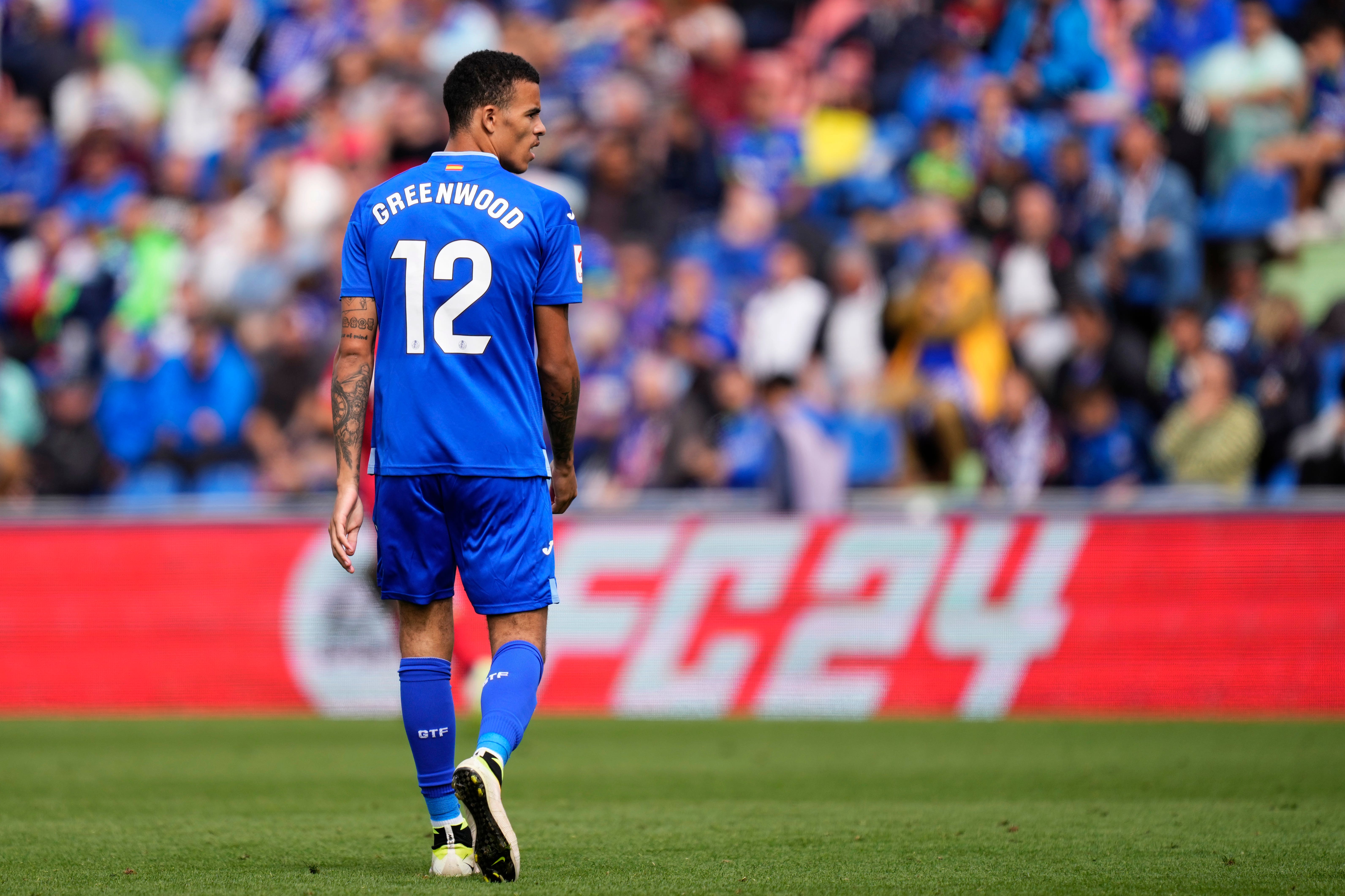 Mason Greenwood made his Getafe debut on Sunday