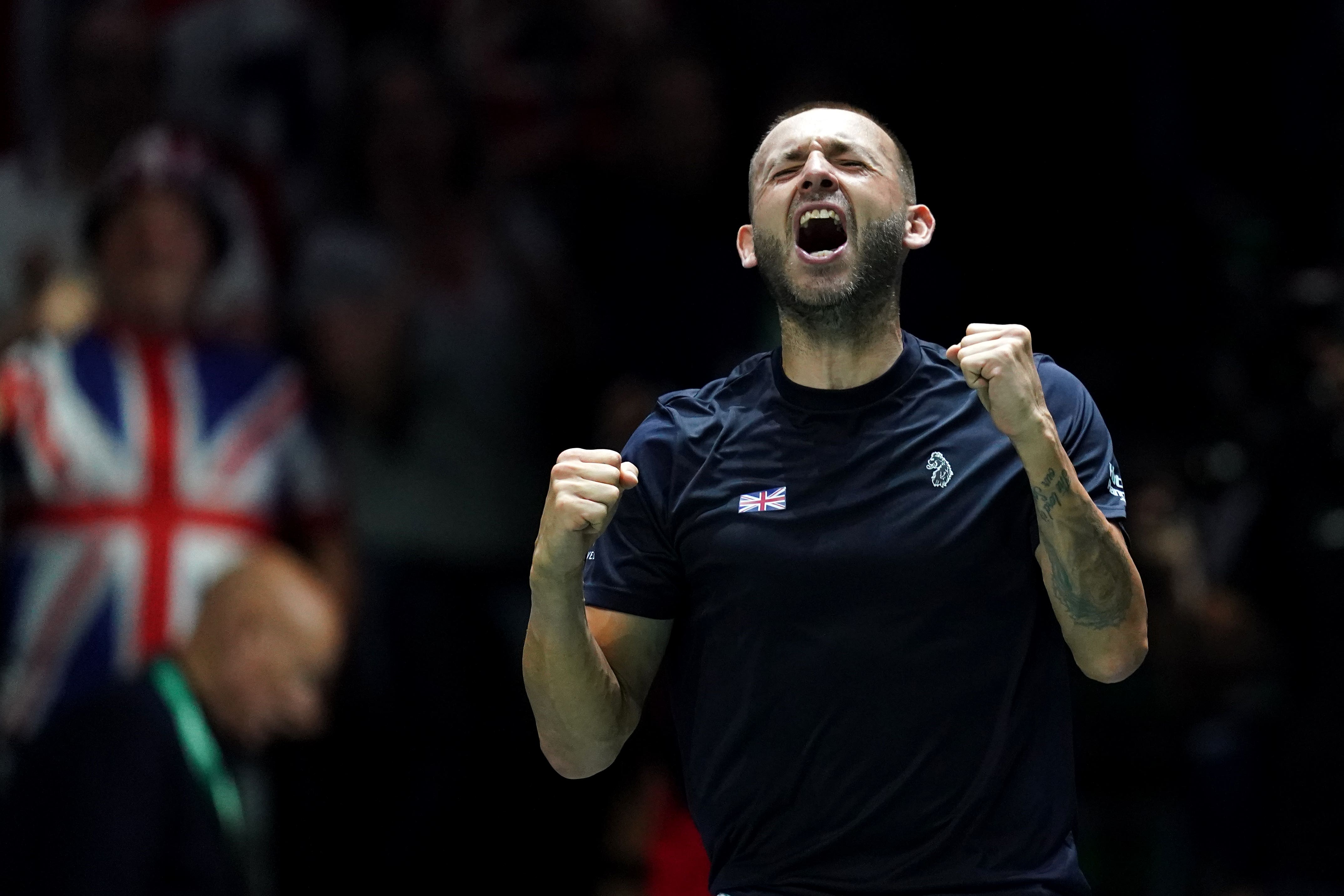 Dan Evans was GB’s hero