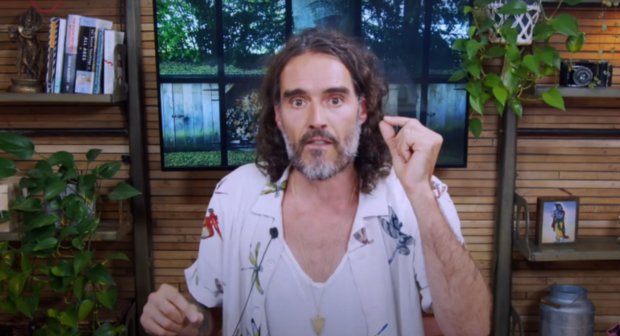 Russell Brand used his YouTube channel to protest his innocence