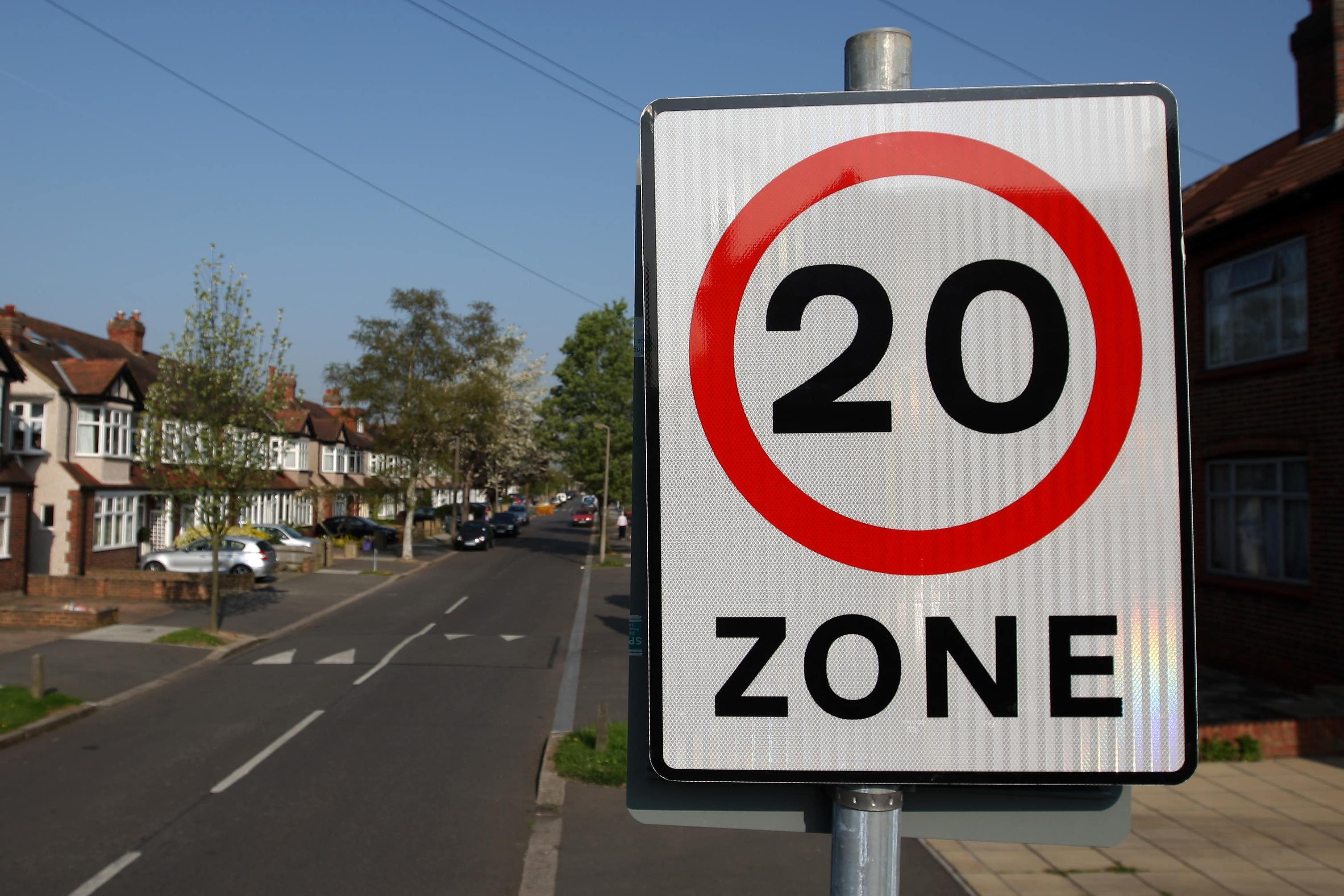 Residential roads in Wales will be reduced to 20mph (Dominic Lipinski/PA)