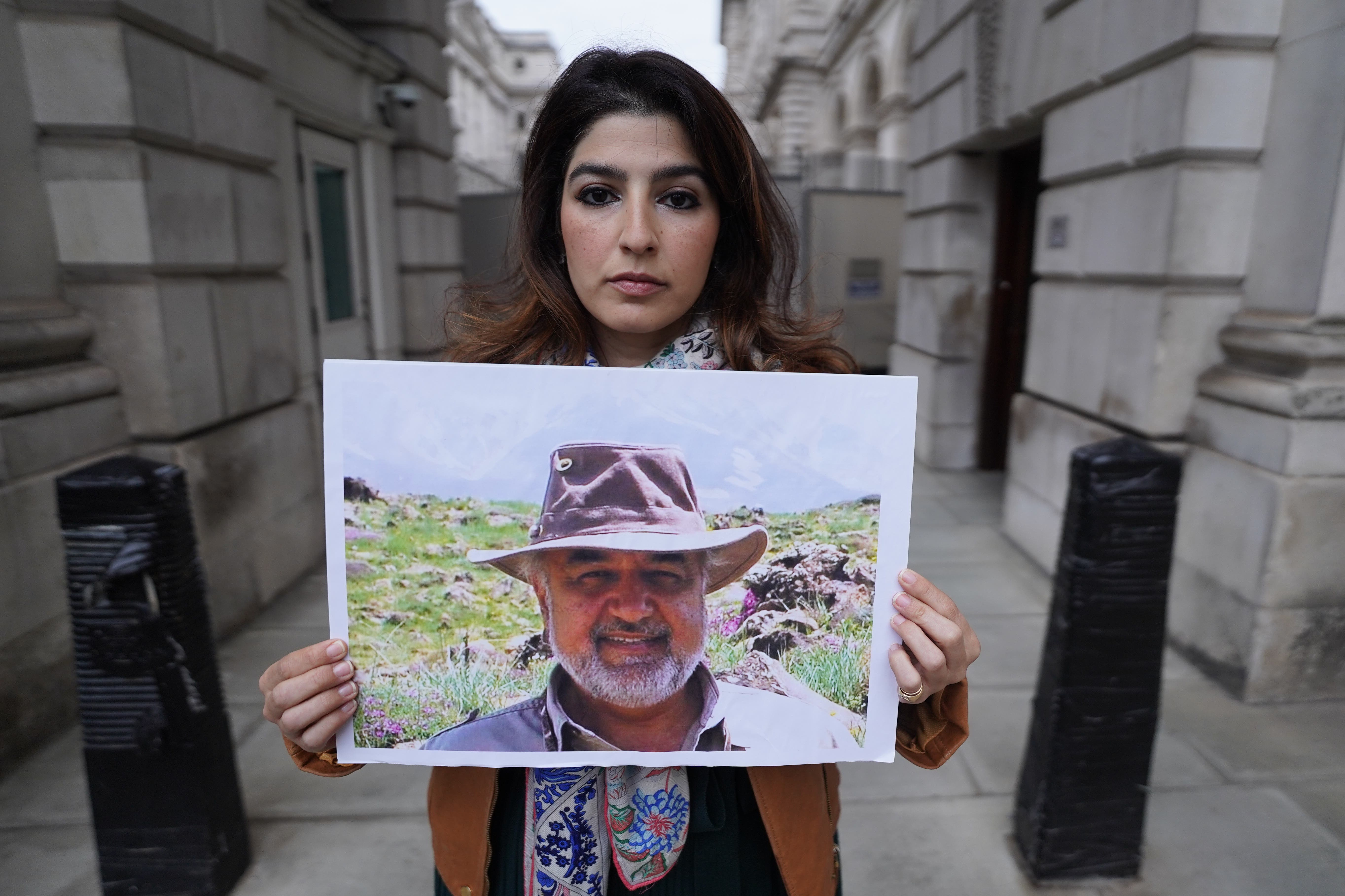 Roxanne Tahbaz has campaigned for the release of her father, Morad Tahbaz, from Iran (Stefan Rousseau/PA)