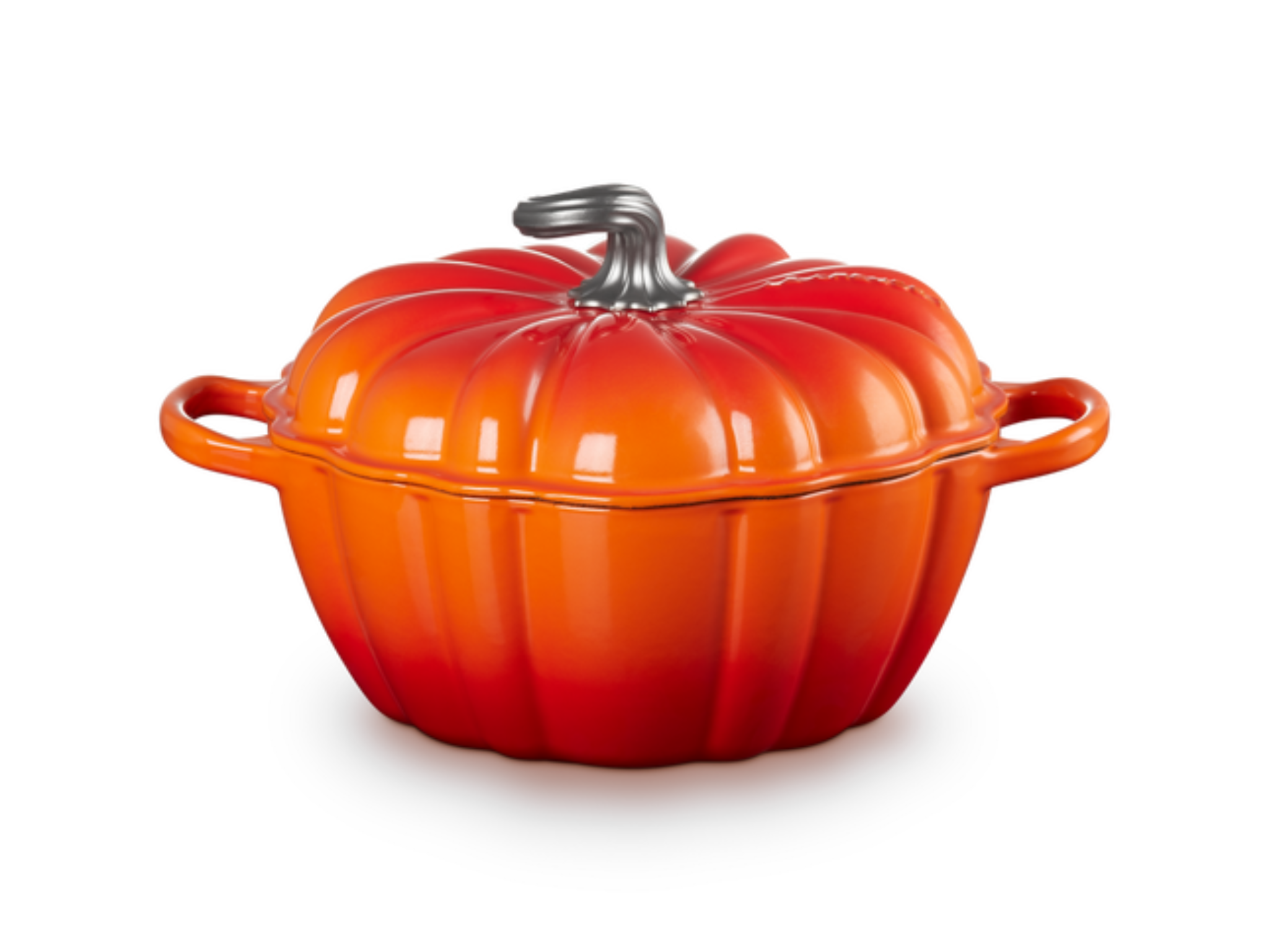 Cast iron pumpkin casserole from Le Creuset