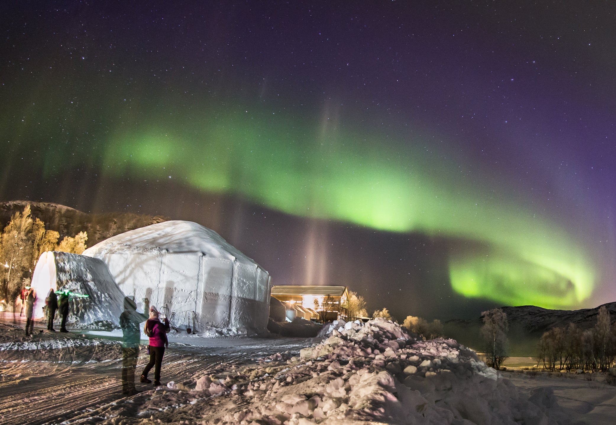 Snuggle up in an ice room nestled in the north of Norway