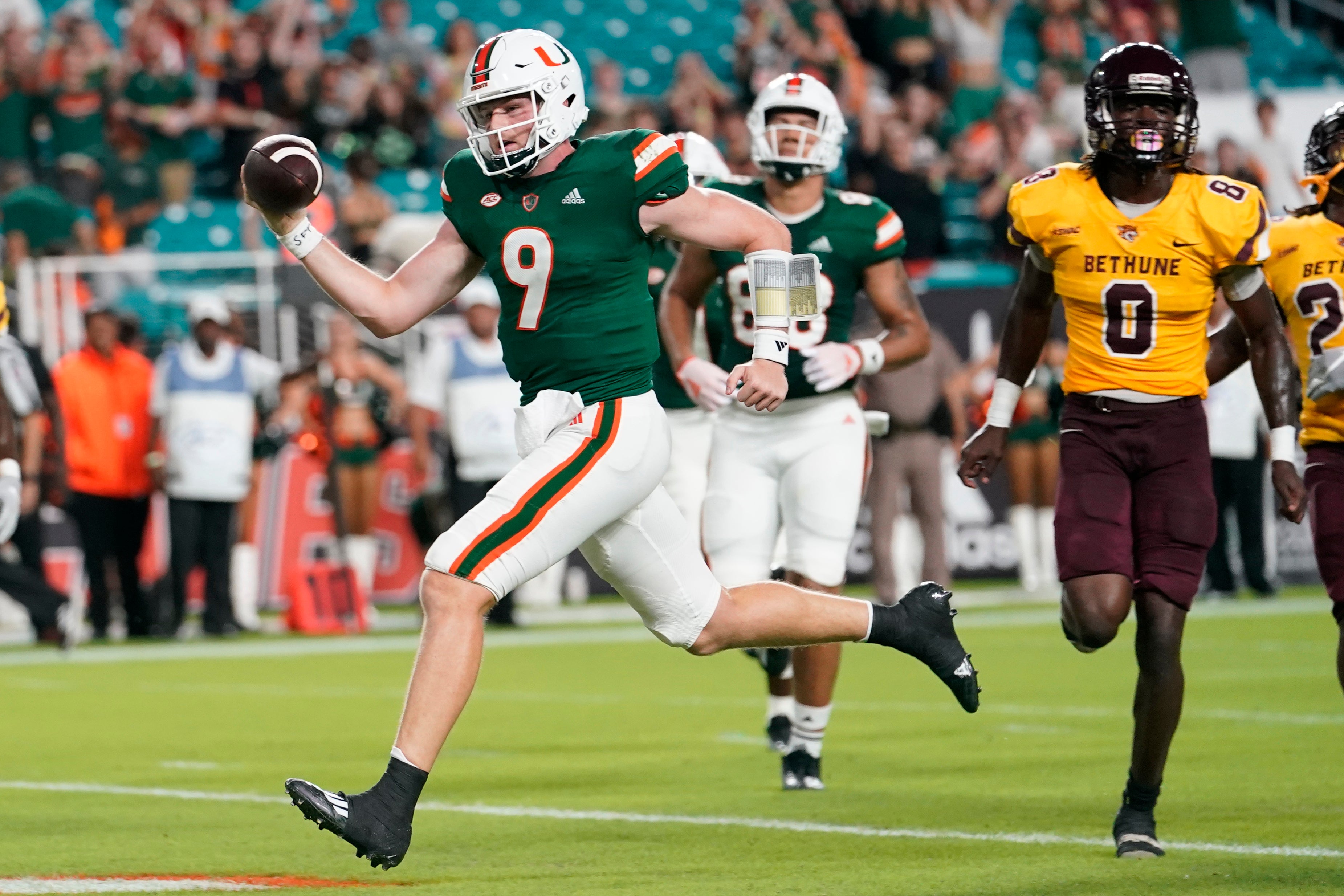 APTOPIX Bethune Cookman Miami Football