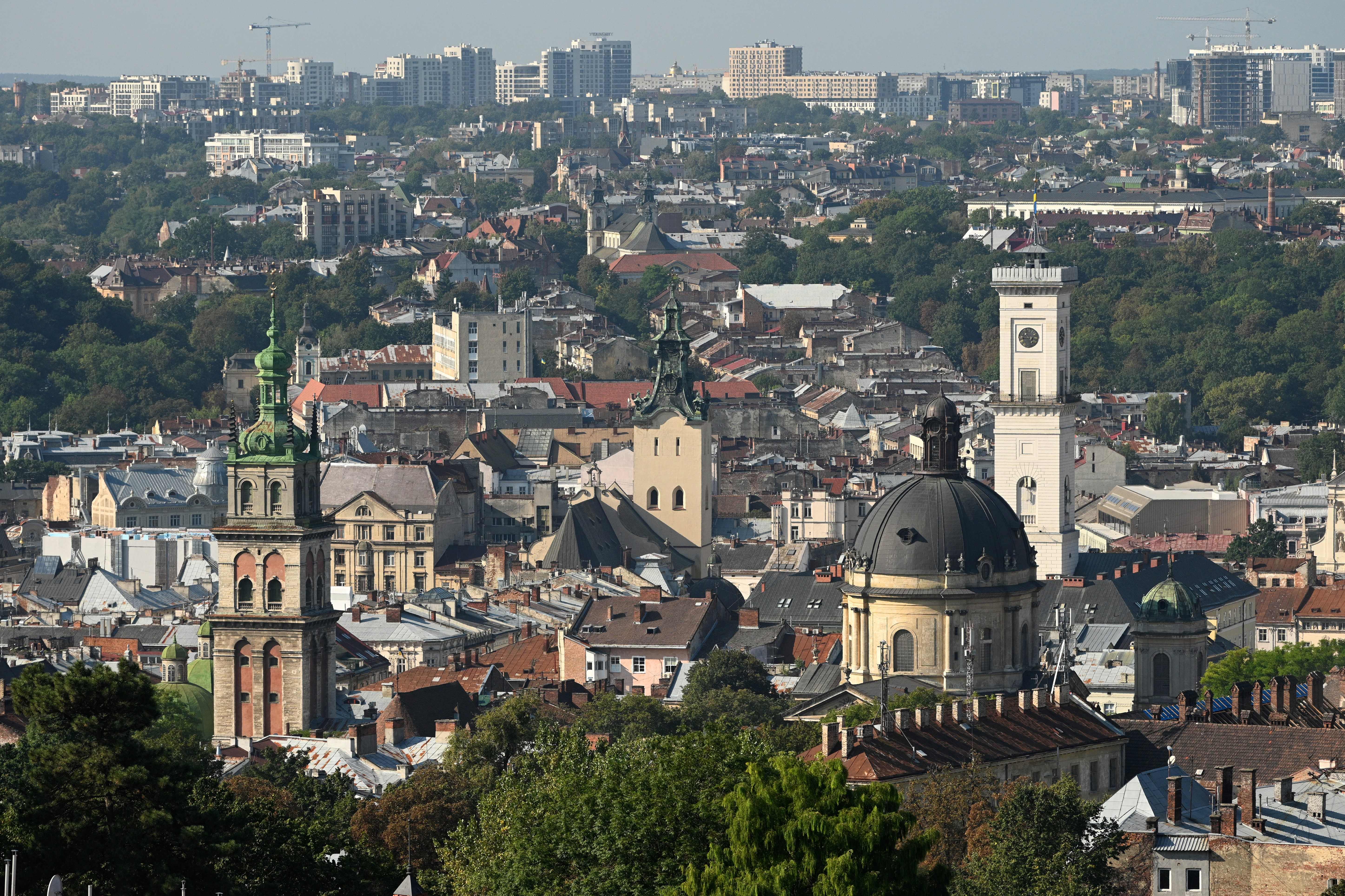 Explosions shake Lviv as western Ukraine under air raid alerts for Russian drone strikes