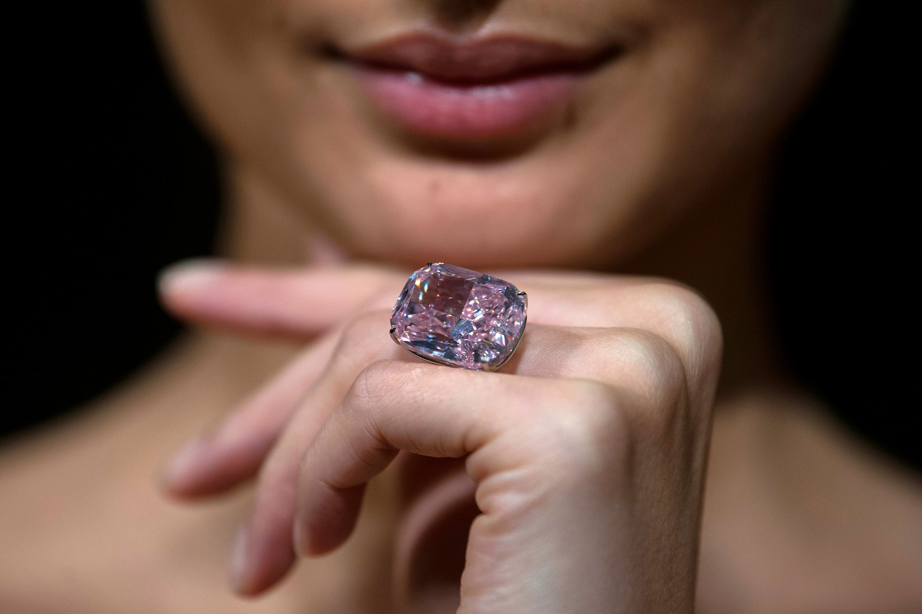 Pink diamonds are rare and coveted gems (Victoria Jones/PA)