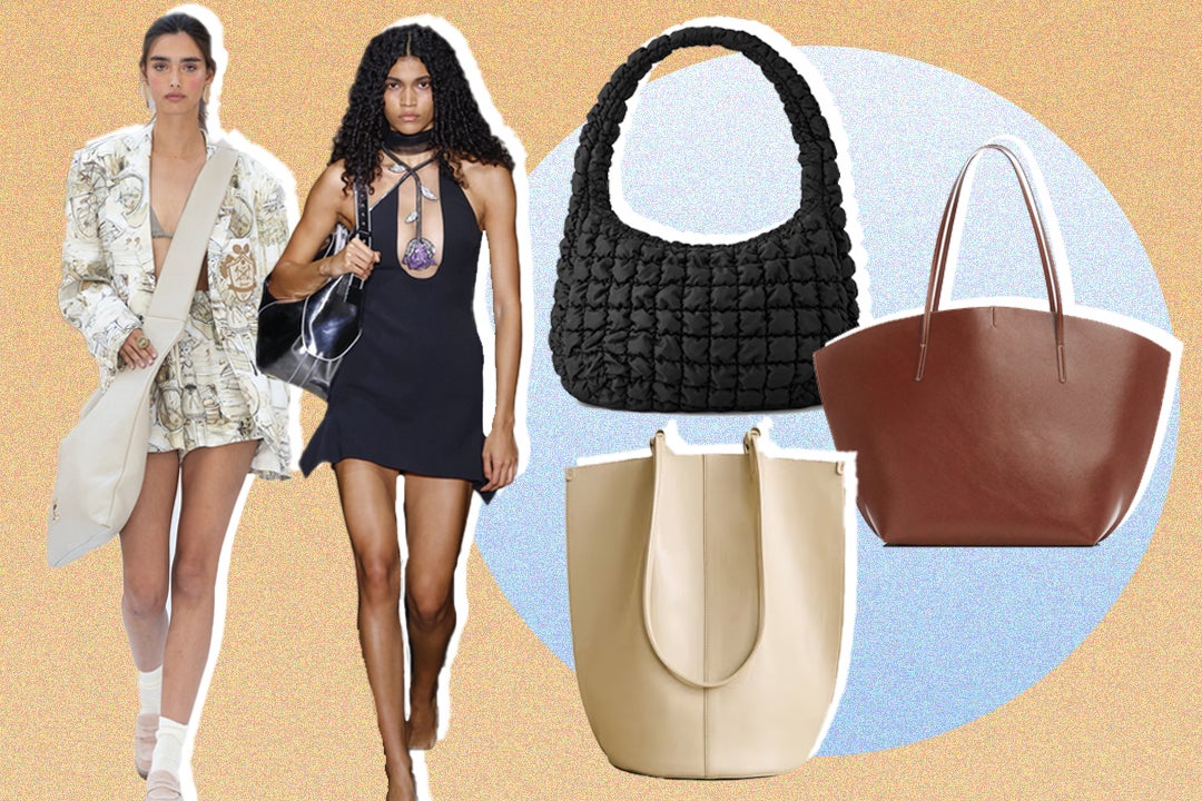 Extra large bags took over London Fashion Week – here are our favourite high-street styles