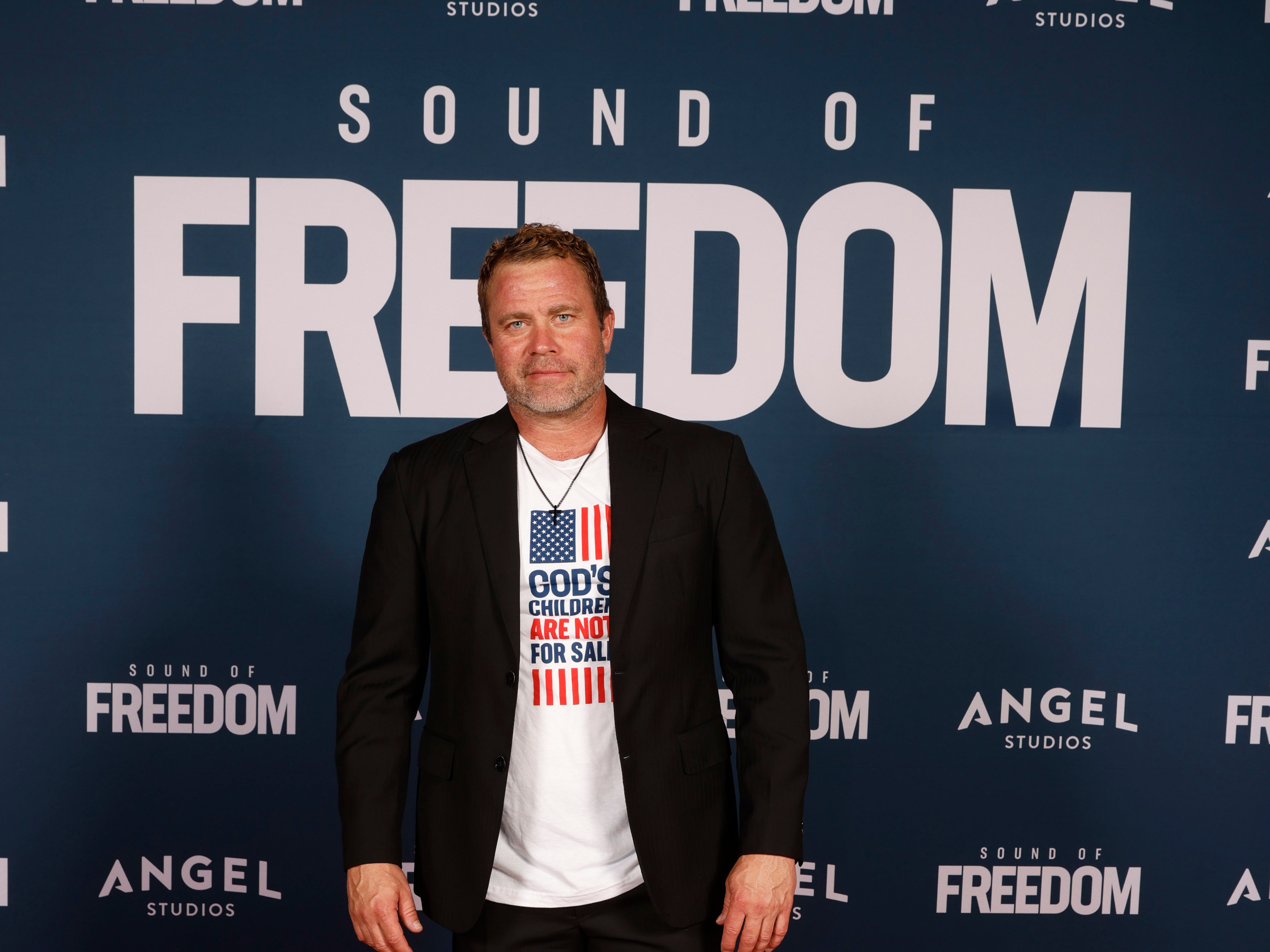 Tim Ballard attends the premiere of "Sound of Freedom" on June 28, 2023 in Vineyard, Utah.