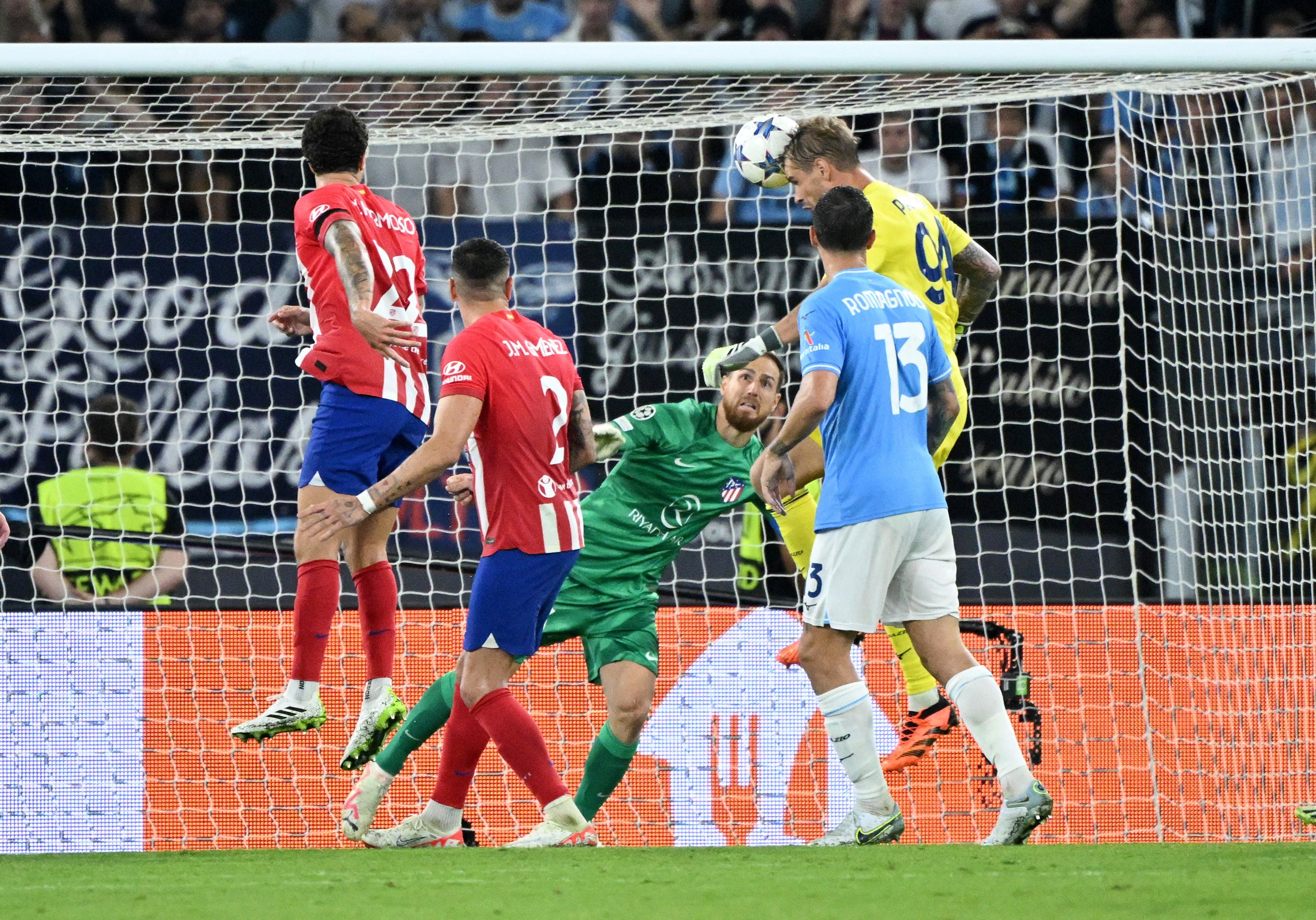 Ivan Provedel rises to score for Lazio