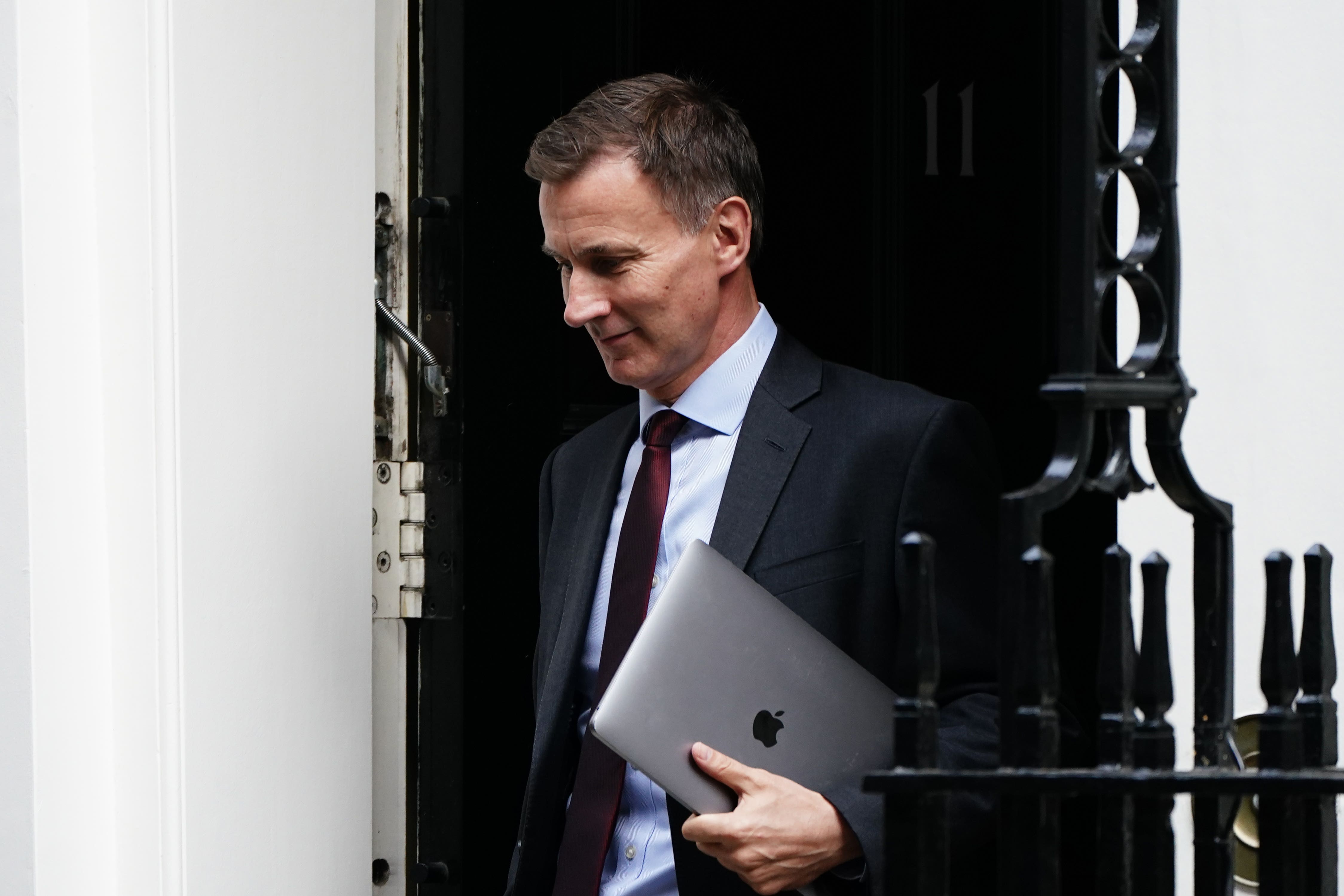 Chancellor of the Exchequer Jeremy Hunt is heading to the United States (Aaron Chown/PA)