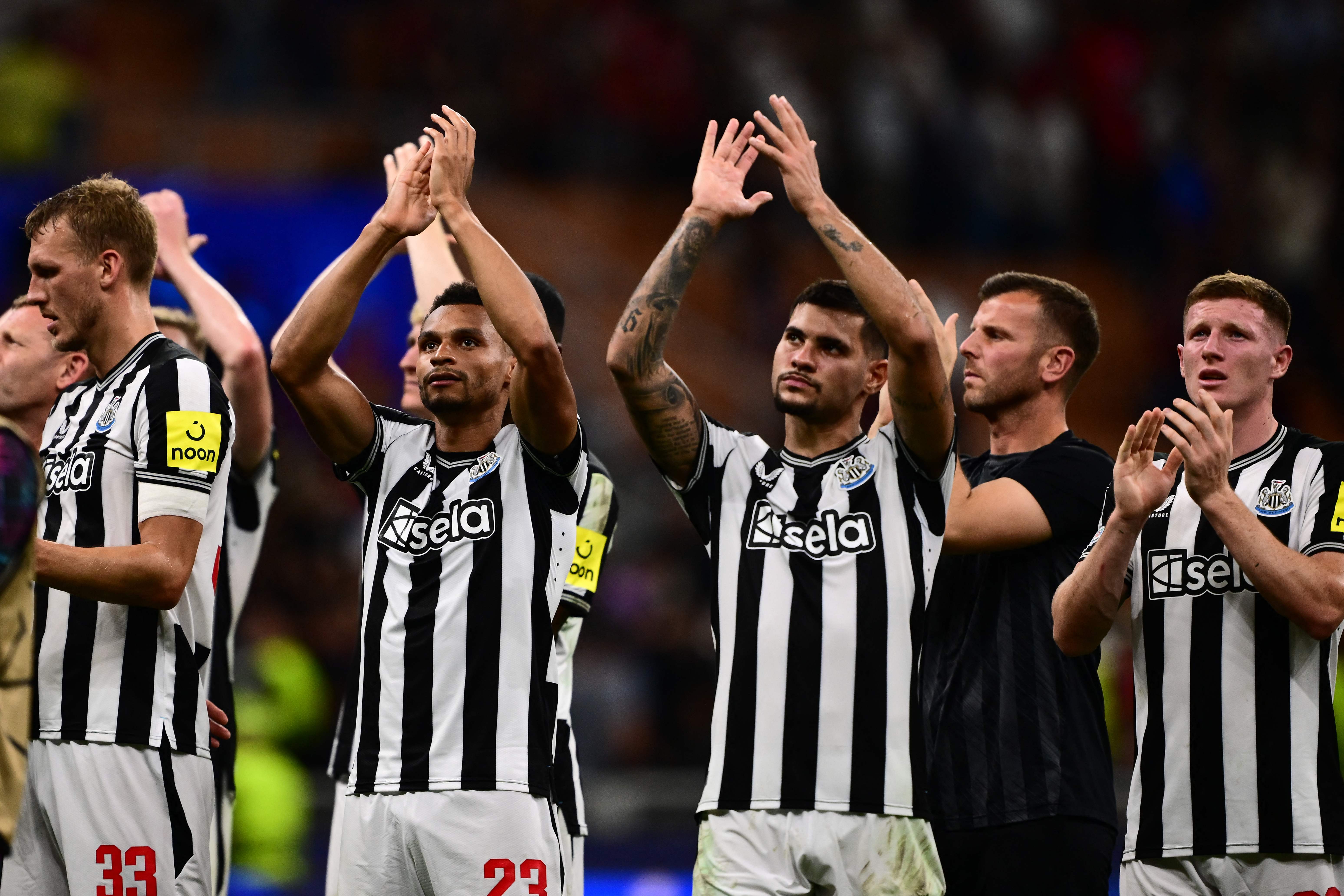 Newcastle returned to the Champions League with a goalless draw at the San Siro