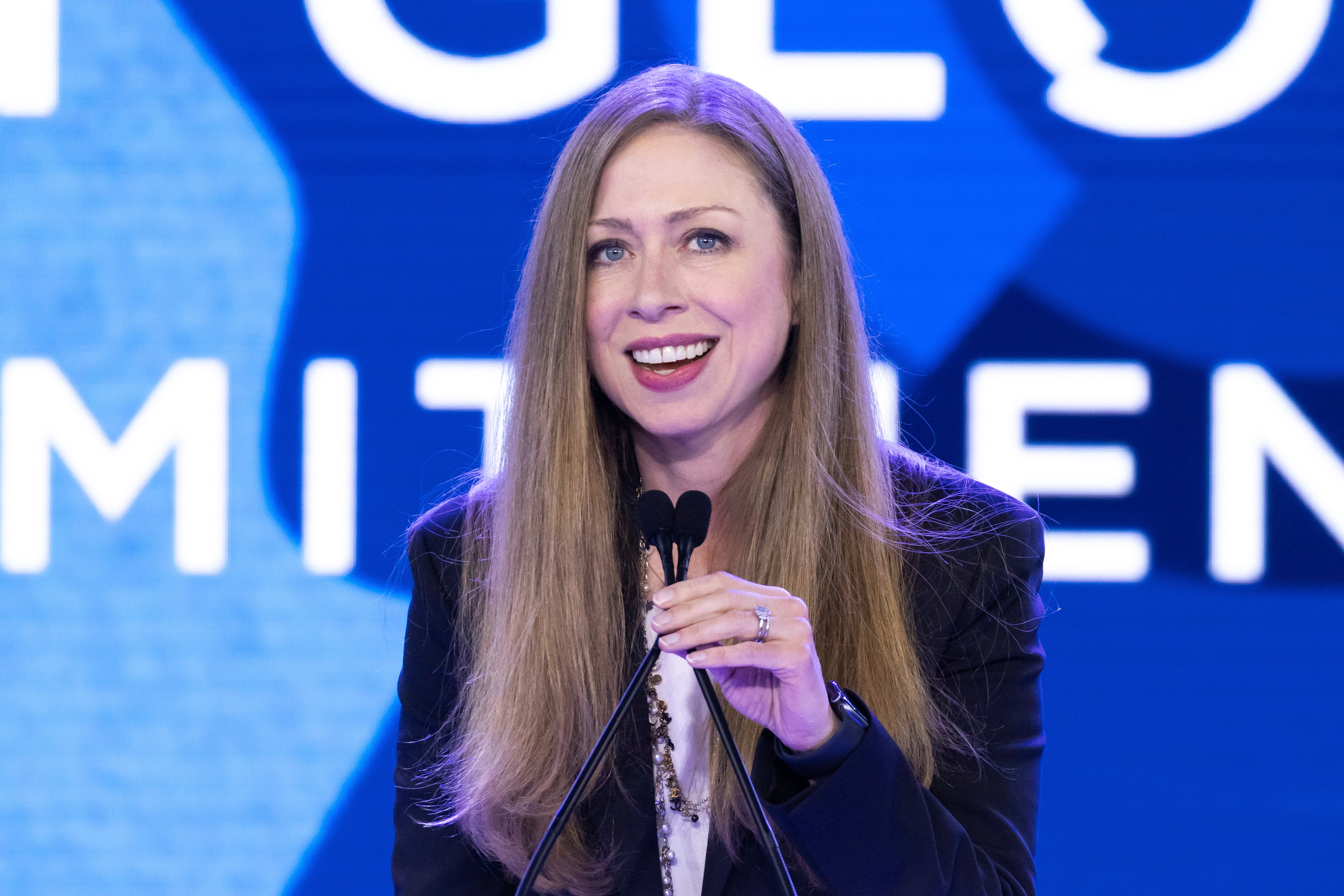 Chelsea Clinton, 44, is the vice chair of non-profit organization The Clinton Foundation