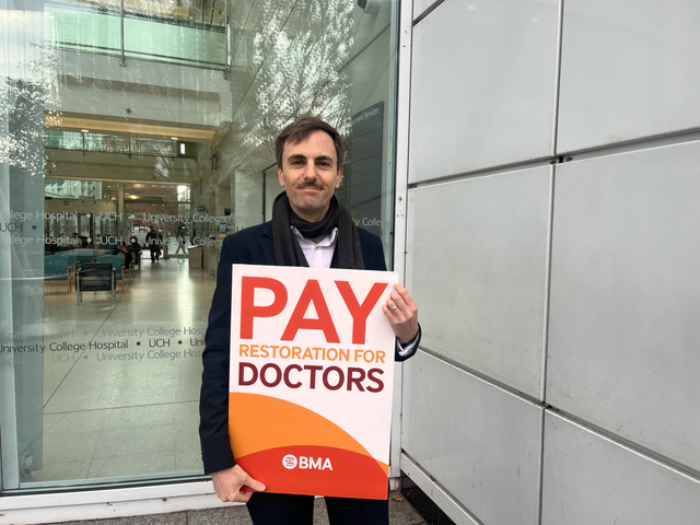 <p>Tom Dolphin, chair of the Council of the British Medical Association, is refusing to reconsider the timing of the strike</p>