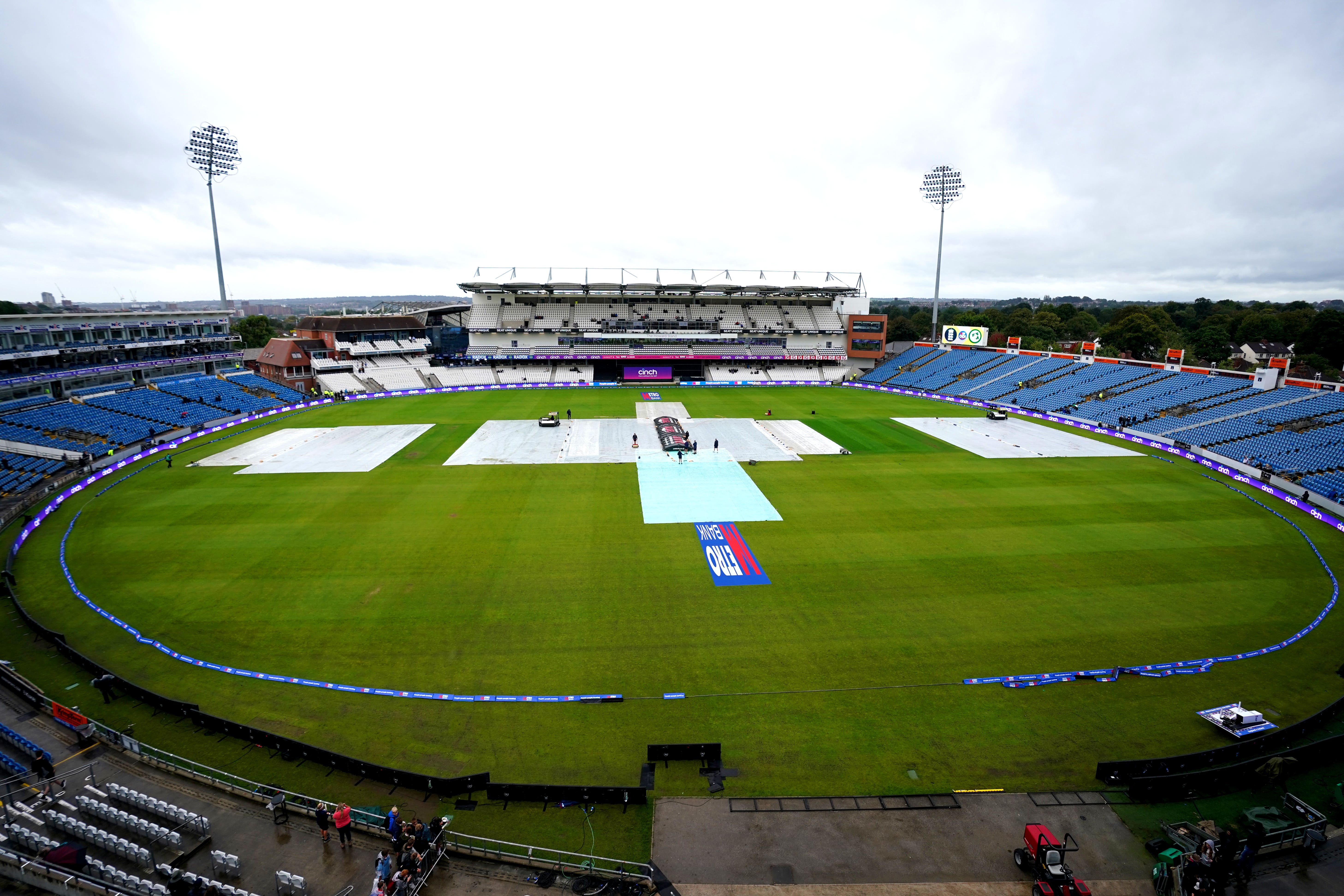 Rain prevented any play in England’s first ODI against Ireland (Tim Goode/PA)