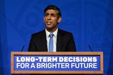 Tories at war over Rishi Sunak’s betrayal of net zero pledge