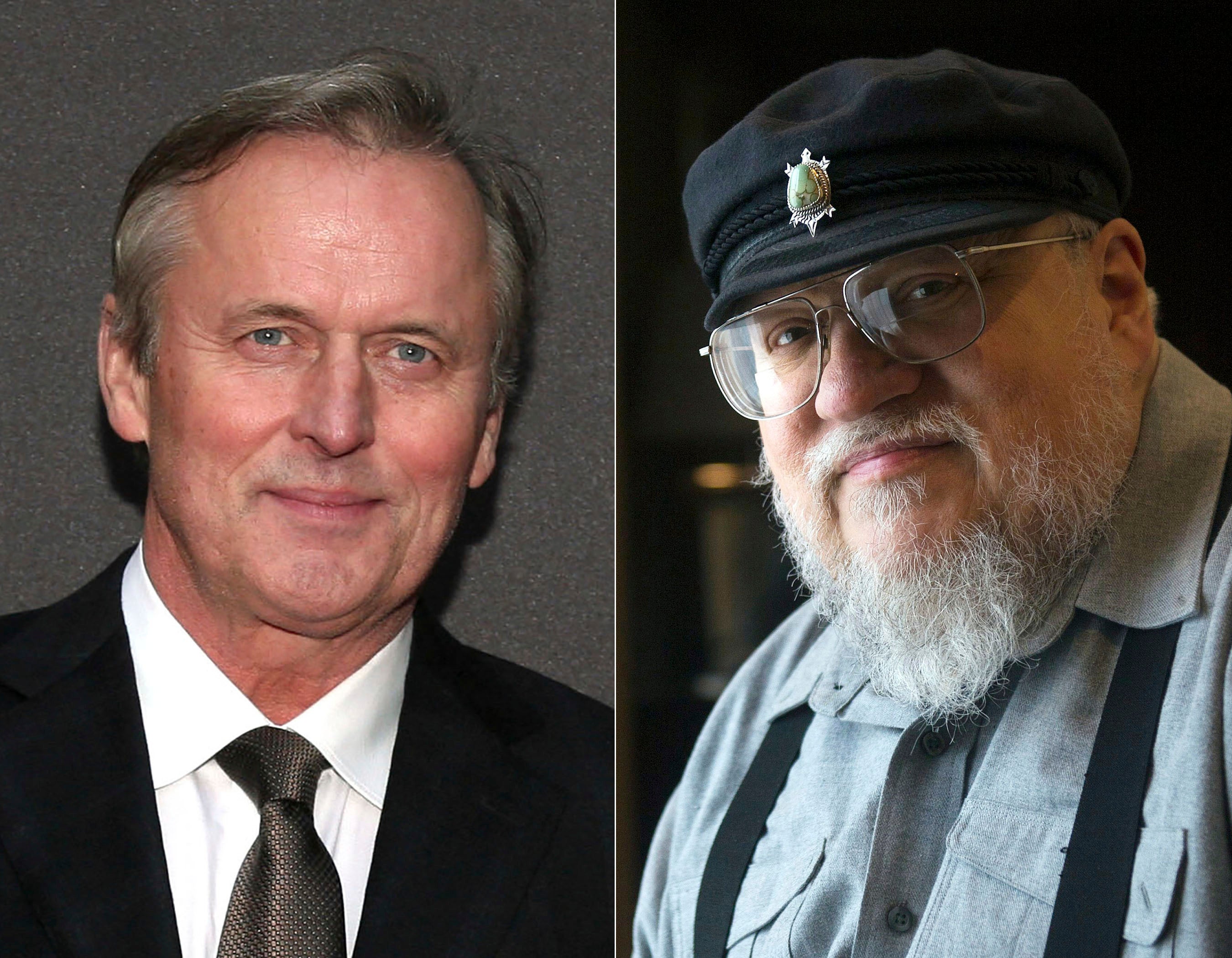 John Grisham (left) and George RR Martin