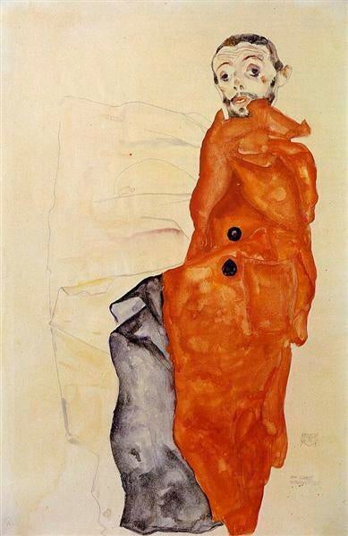 Image provided by the Manhattan District Attorney's Office shows artwork by the Austrian expressionist artist Egon Schiele