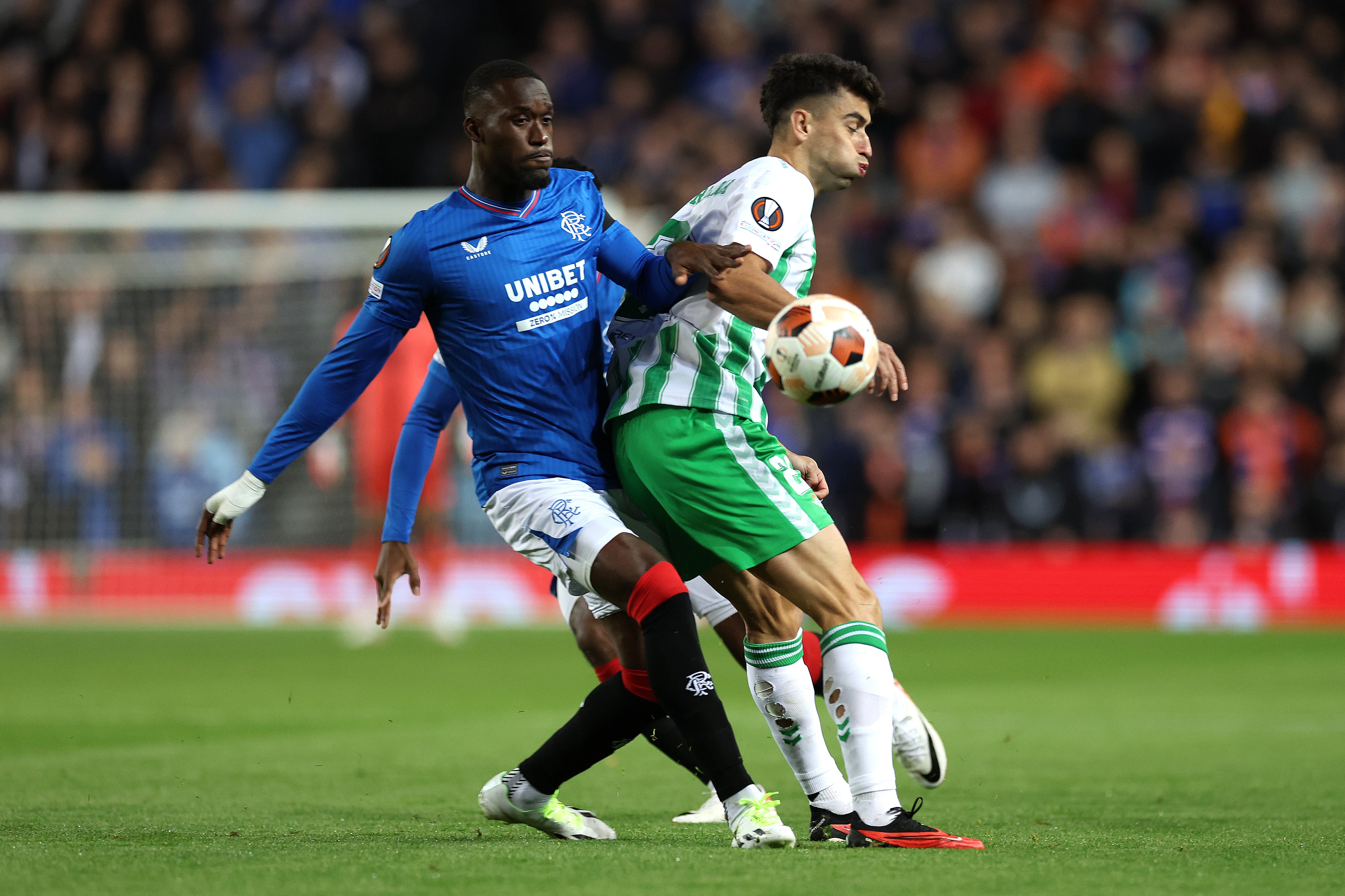 Abdallah Sima had a half-chance in the 40th minute, but couldn’t put his side ahead