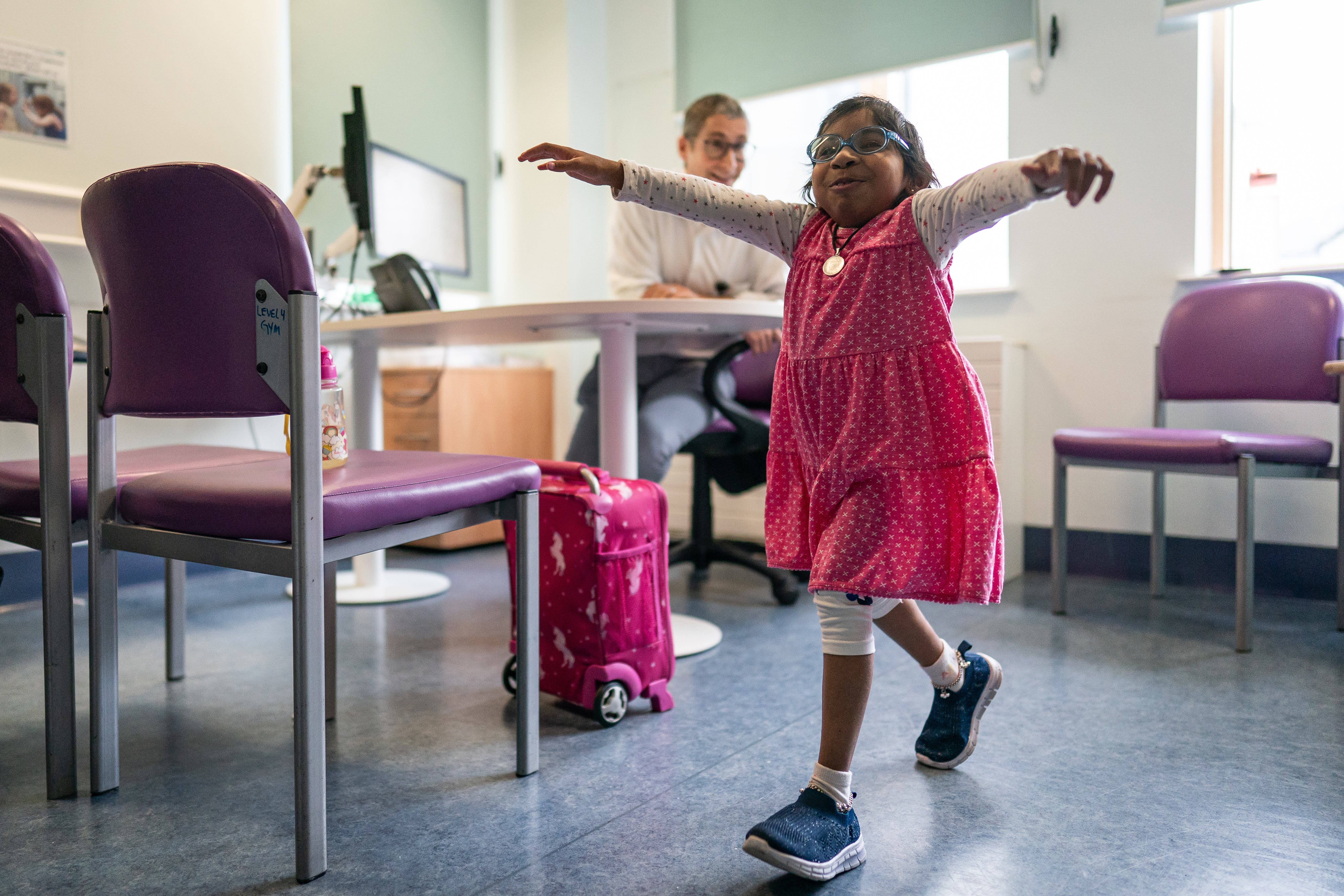 Aditi Shankar is able to live without immunosuppressant drugs after a kidney transplant (Aaron Chown/PA)