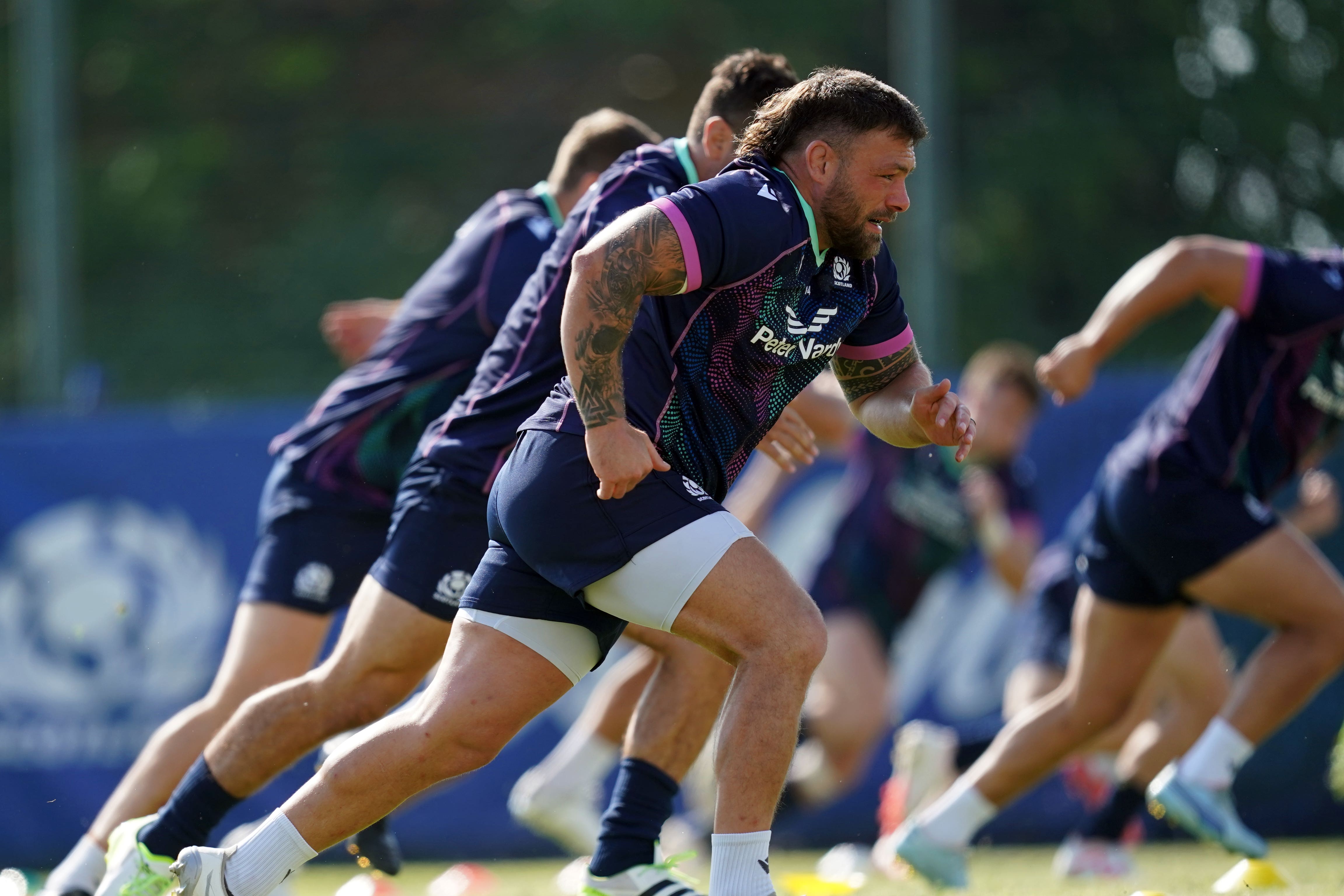 Rory Sutherland in training for Scotland (David Davies/PA))