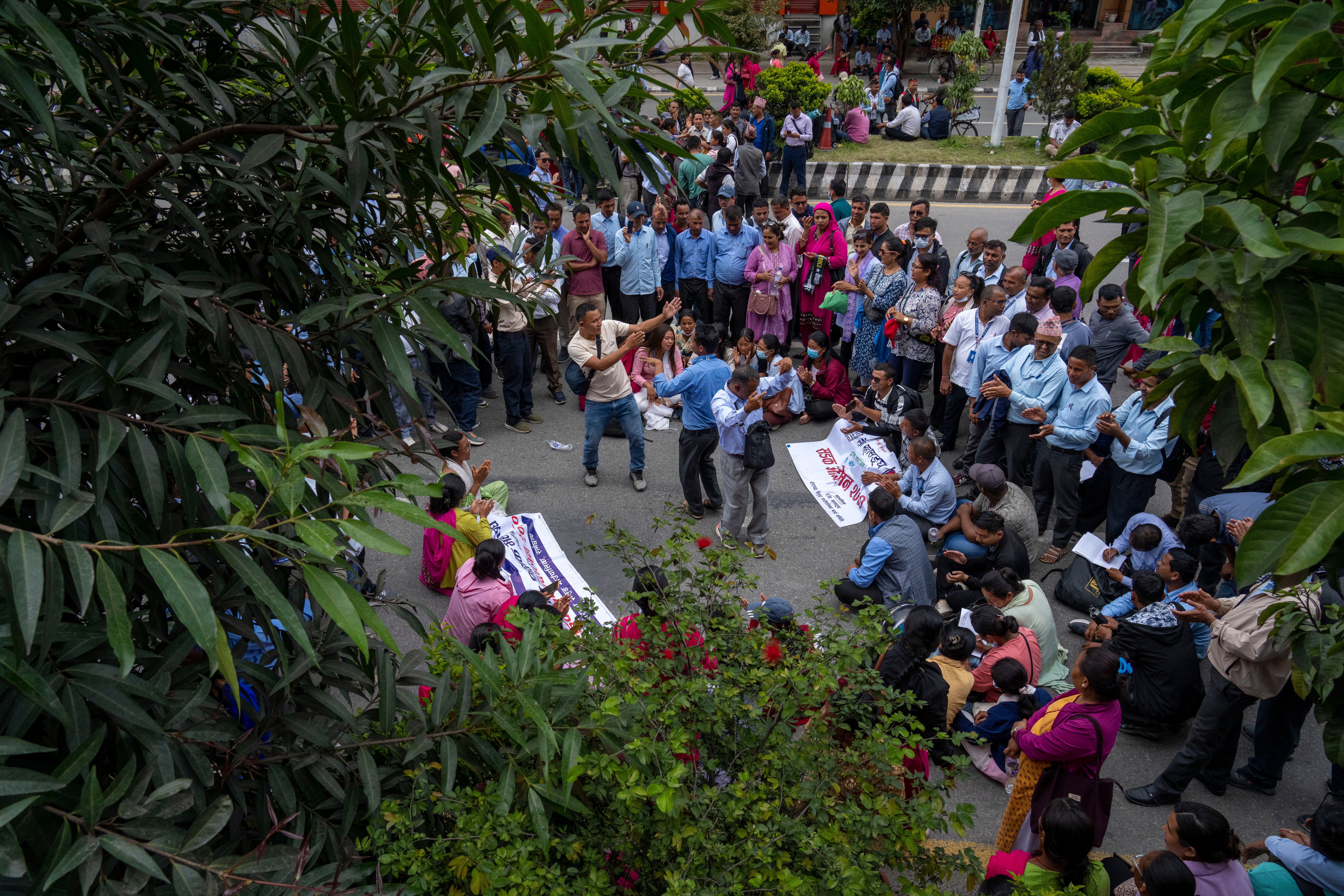 Nepal Teachers Protest