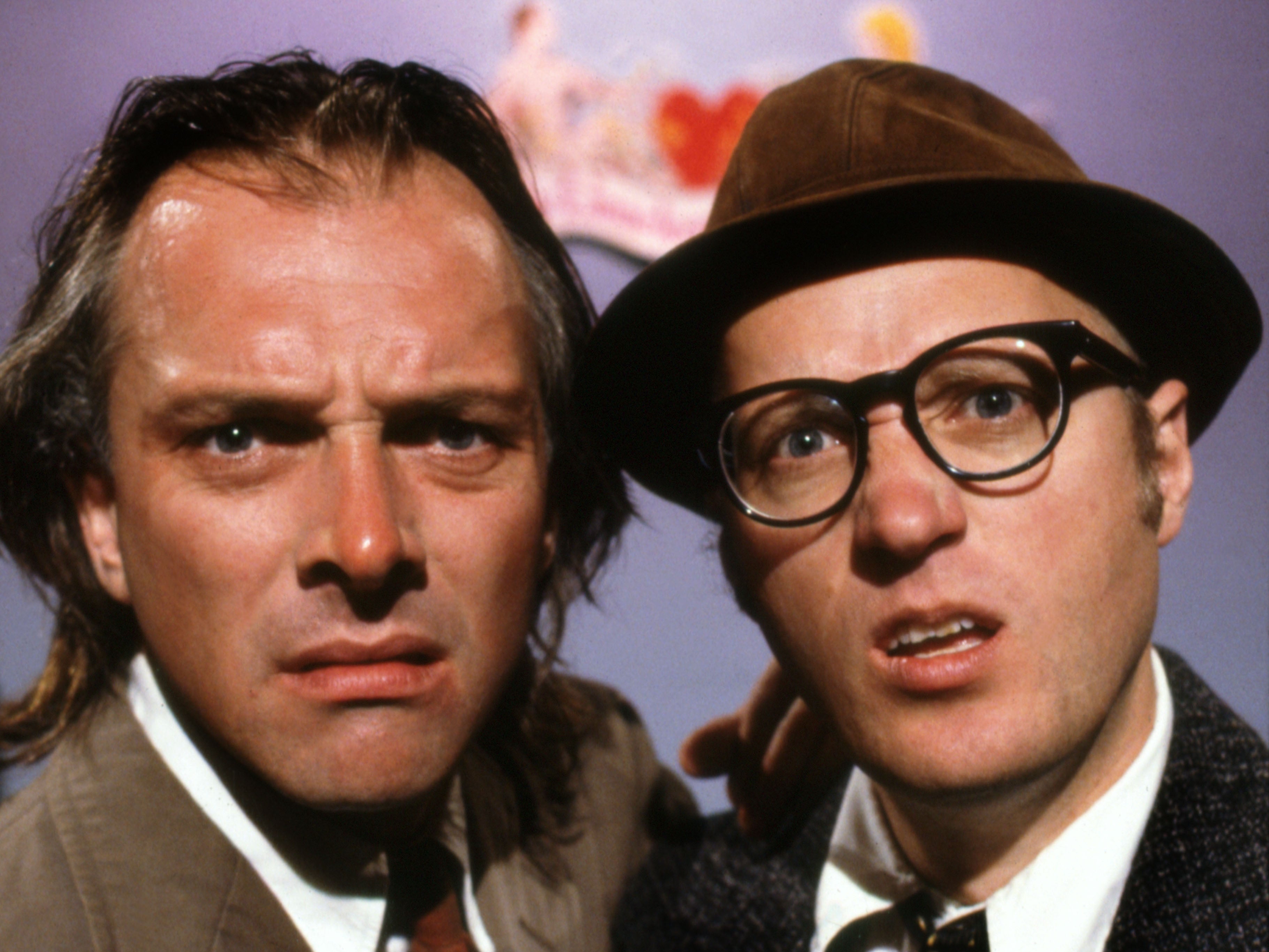 Rik Mayall and Adrian Edmondson in 1991