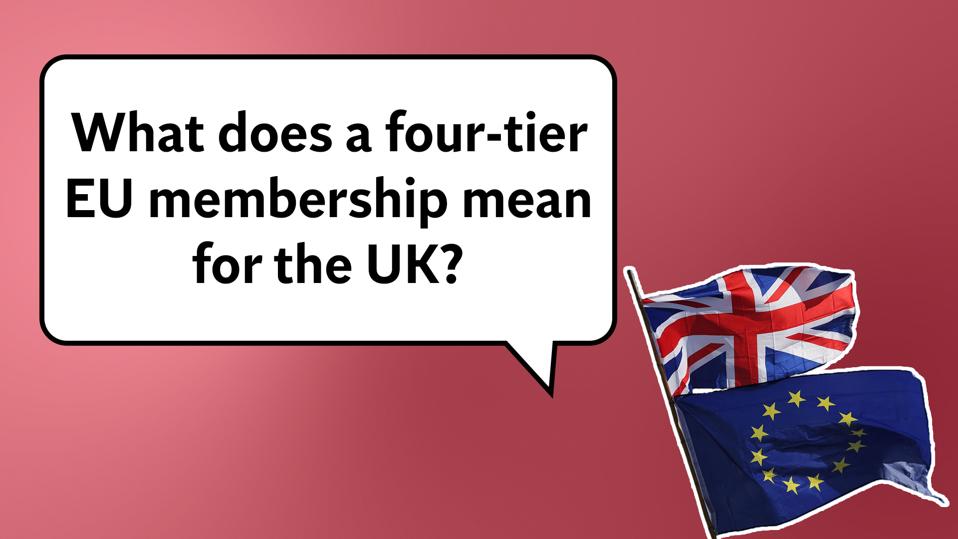 What does the four-tier EU membership possibly mean for the UK? | You Ask The Questions