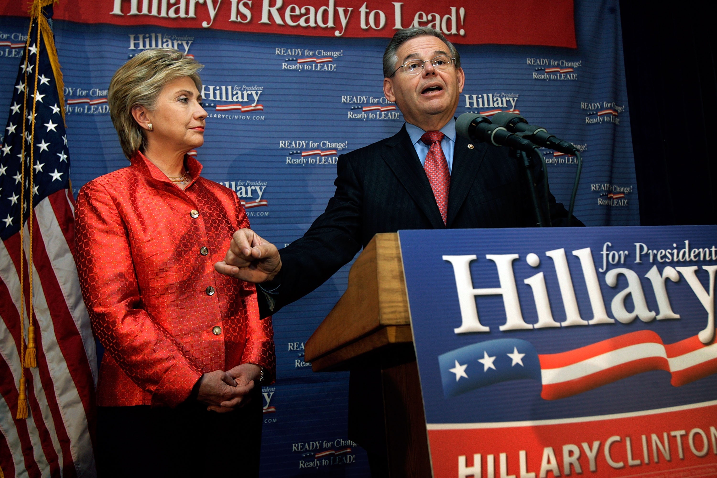 Despite the campaign help from Obama in 2006, Menendez endorsed Hillary Clinton for president in June 2007 ahead of the 2008 presidential primary