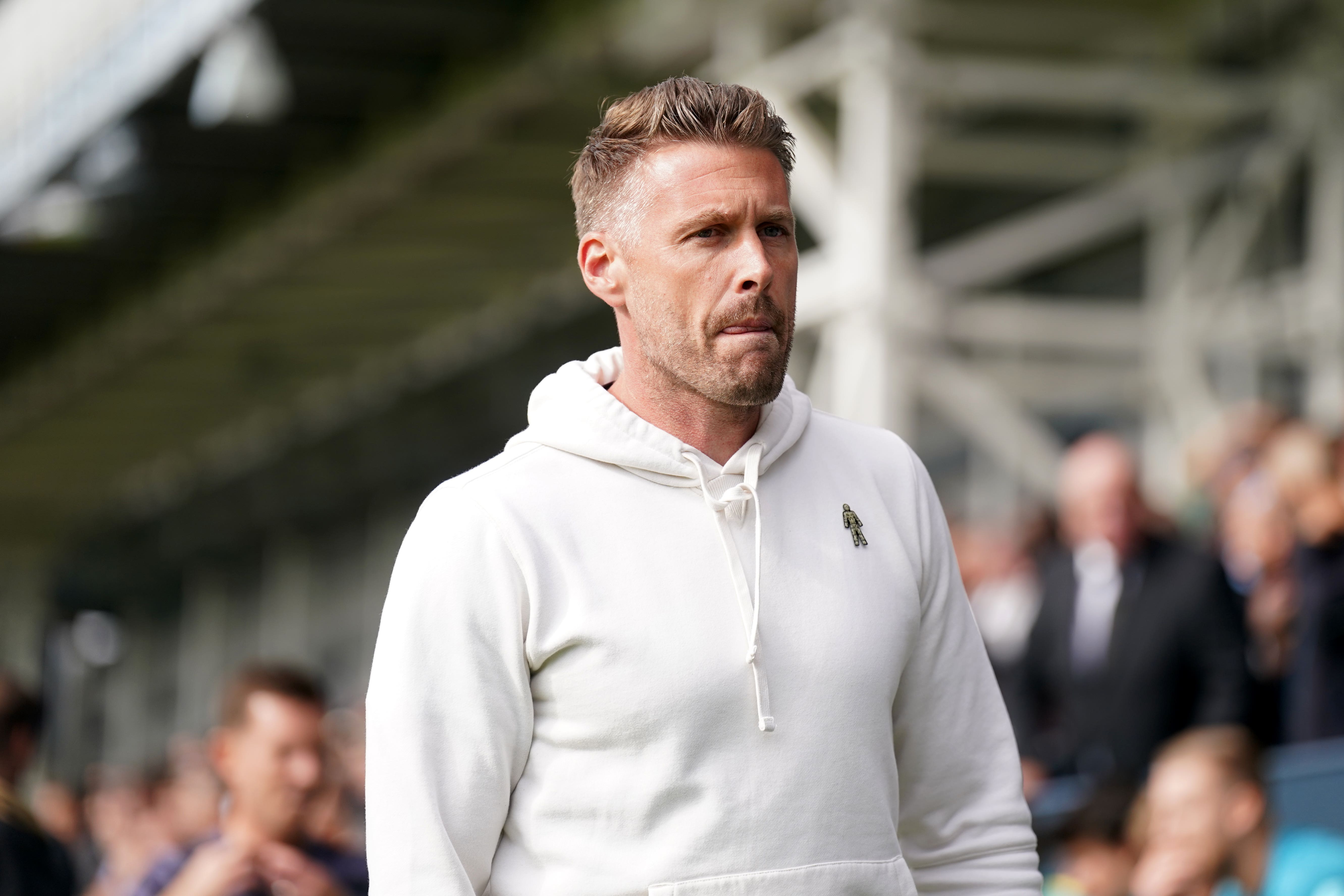 Rob Edwards oversaw Luton’s first point as a Premier League club (Joe Giddens/PA)