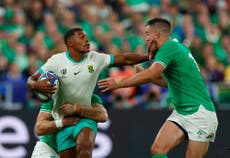 South Africa v Ireland LIVE: Rugby World Cup 2023 result and final score as Irish outmuscle Springboks