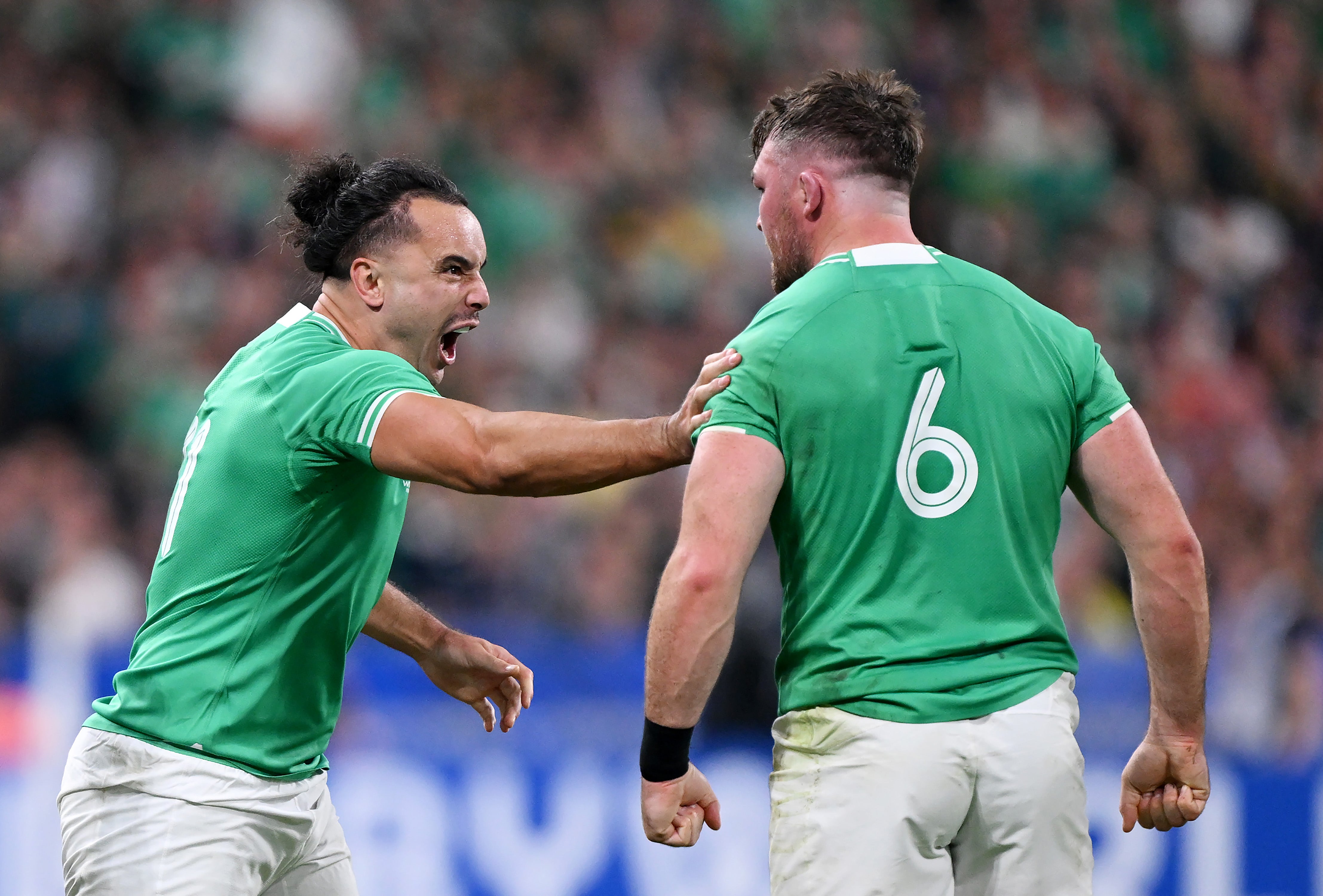 James Lowe was a bundle of intensity and energy for Ireland