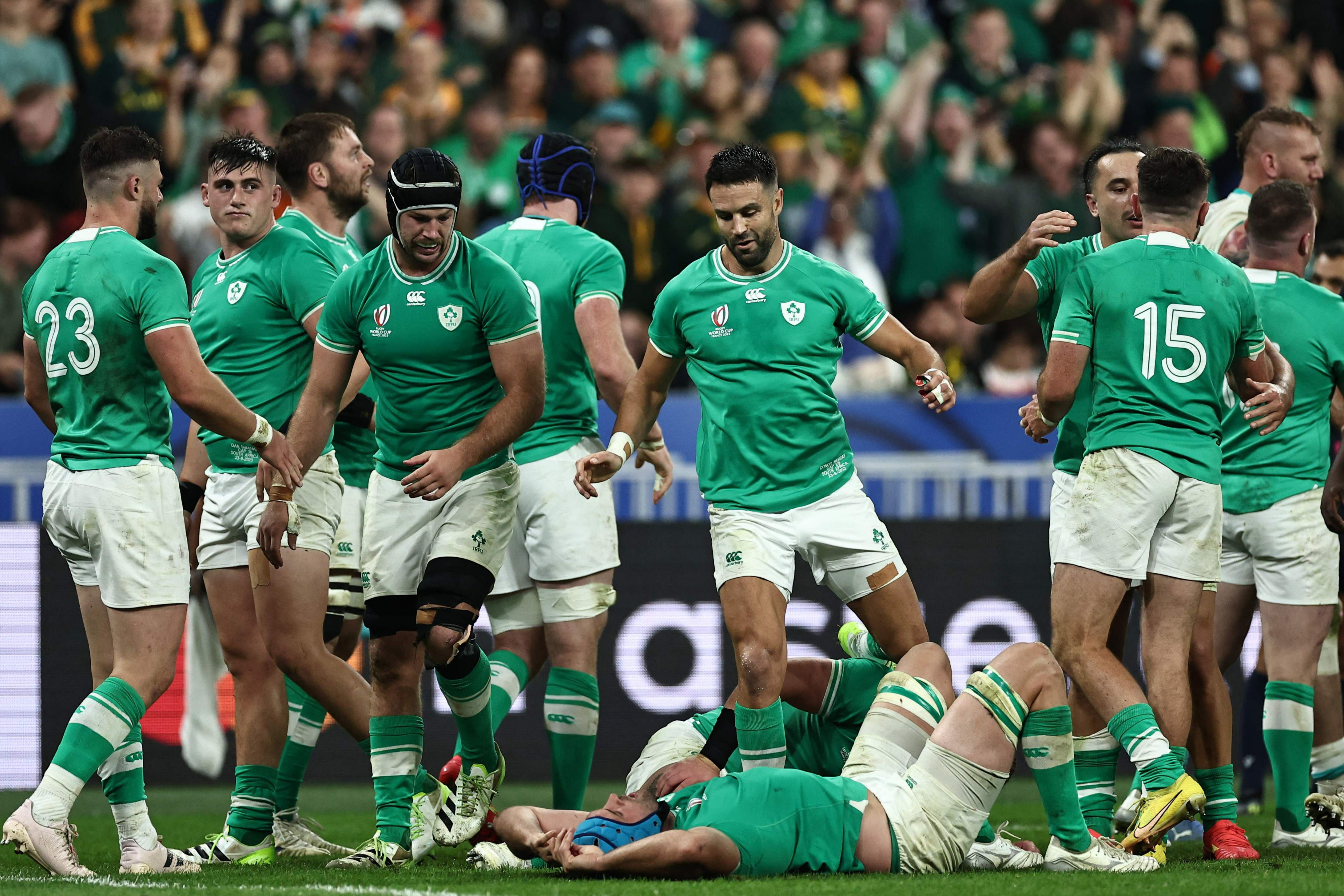 Ireland celebrated an incredible win