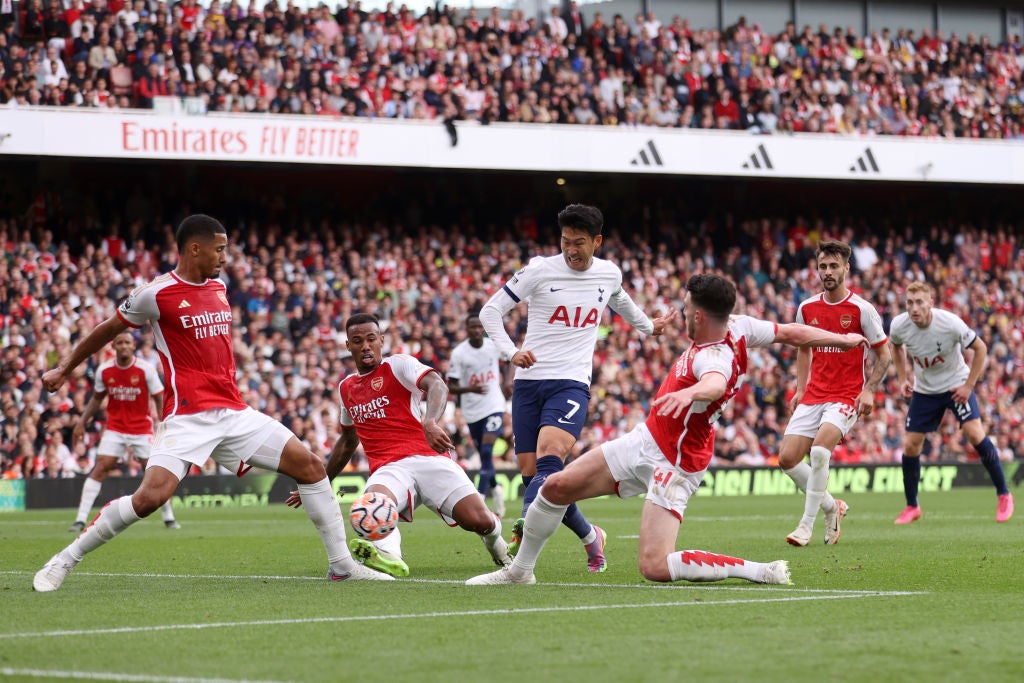 Son fires Tottenham’s first equaliser