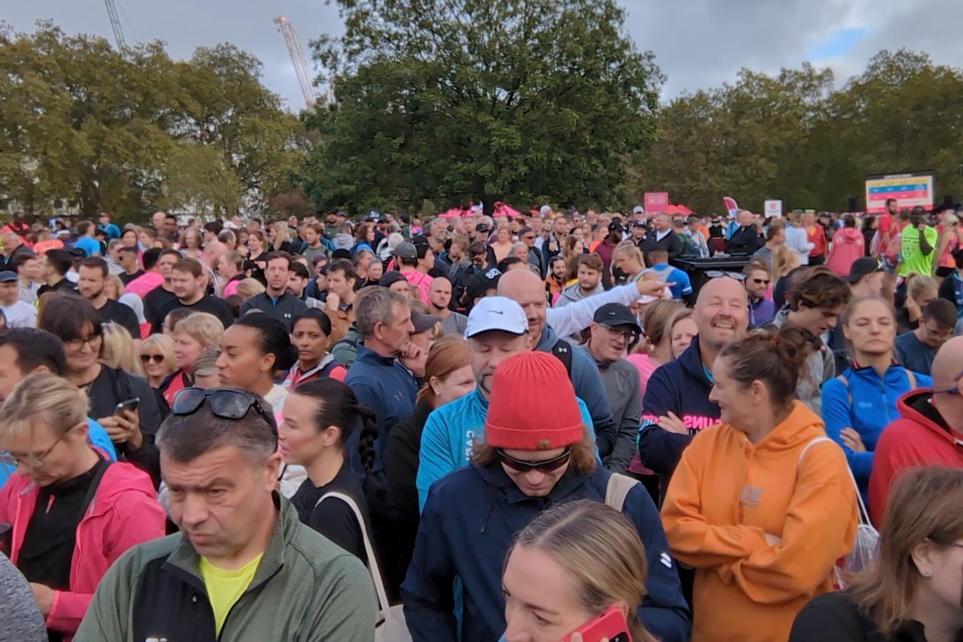 Queues formed in Green Park (Anthony Bailly/PA)