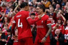 Jurgen Klopp hails ‘massive steps’ made by Darwin Nunez after latest Liverpool goal